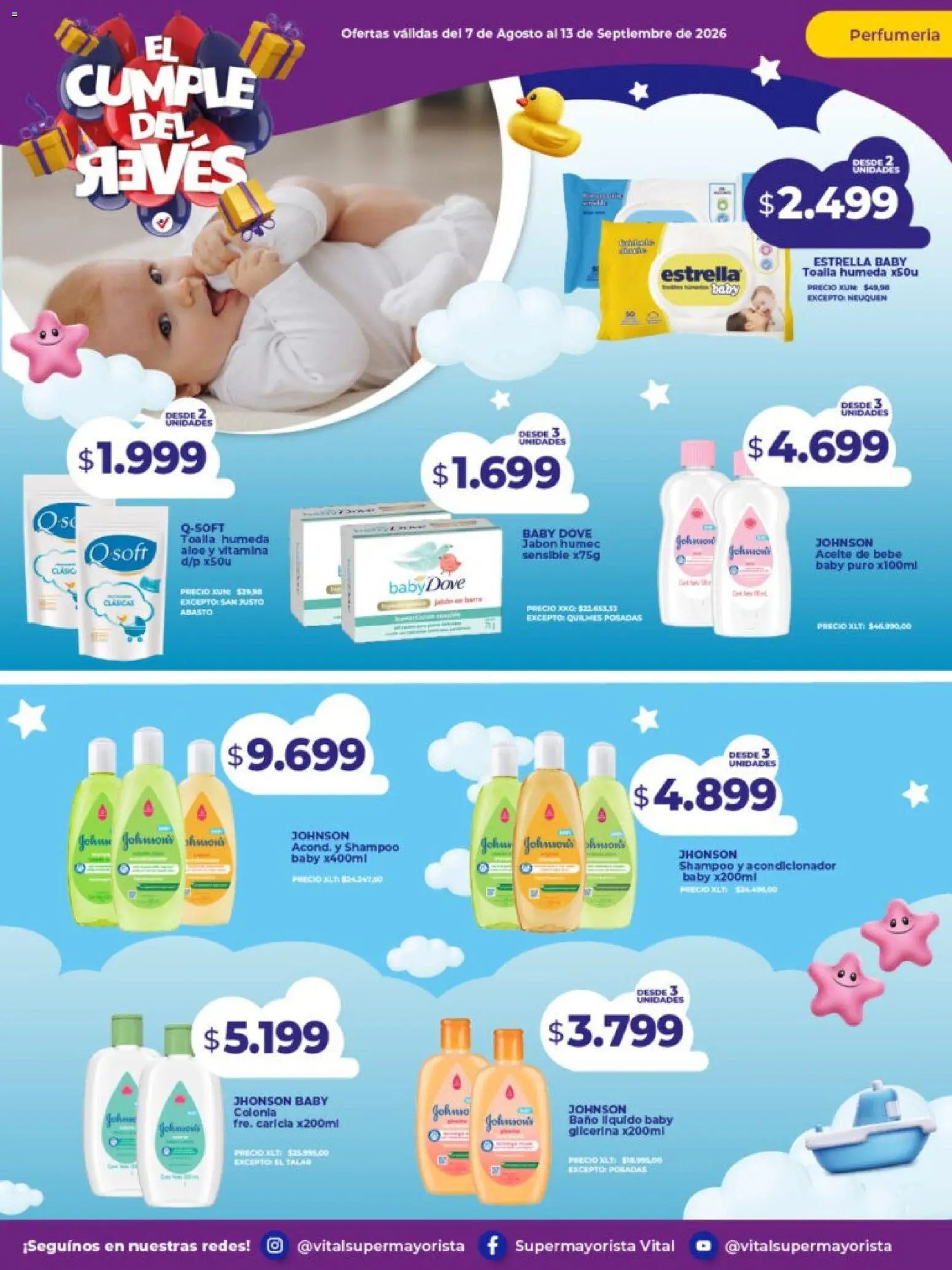 Vital - Ofertas │ válido desde el 07/09/2026 | Página: 8 | Productos: Toalla, Shampoo, Acondicionador, Jabón