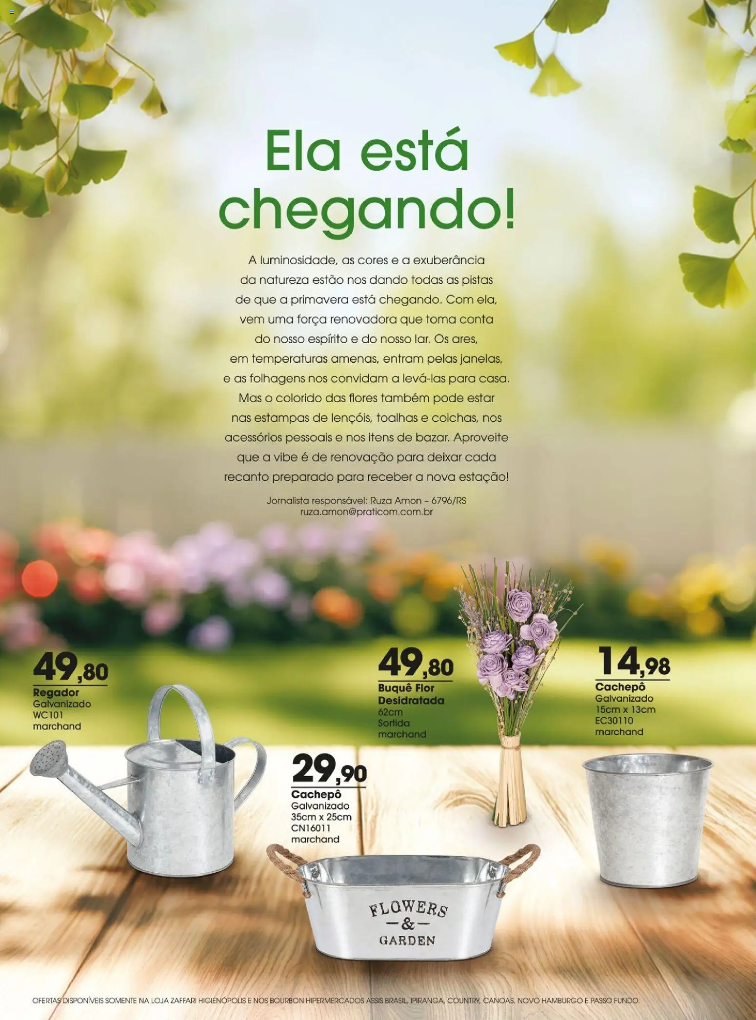 Zaffari Folheto - válido de 03/09/2026 | Página: 2 | Produtos: Flores, Bourbon