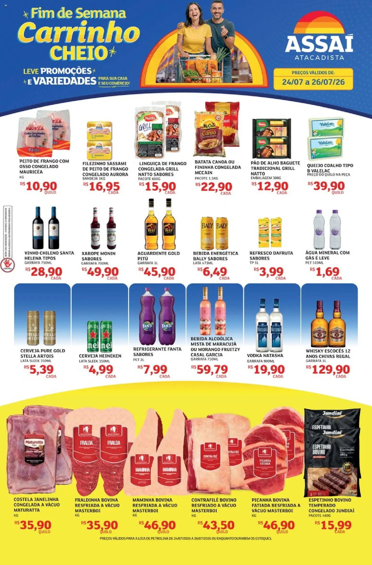 Assaí Atacadista ofertas - PE de 24/07/2026 catalogue cover