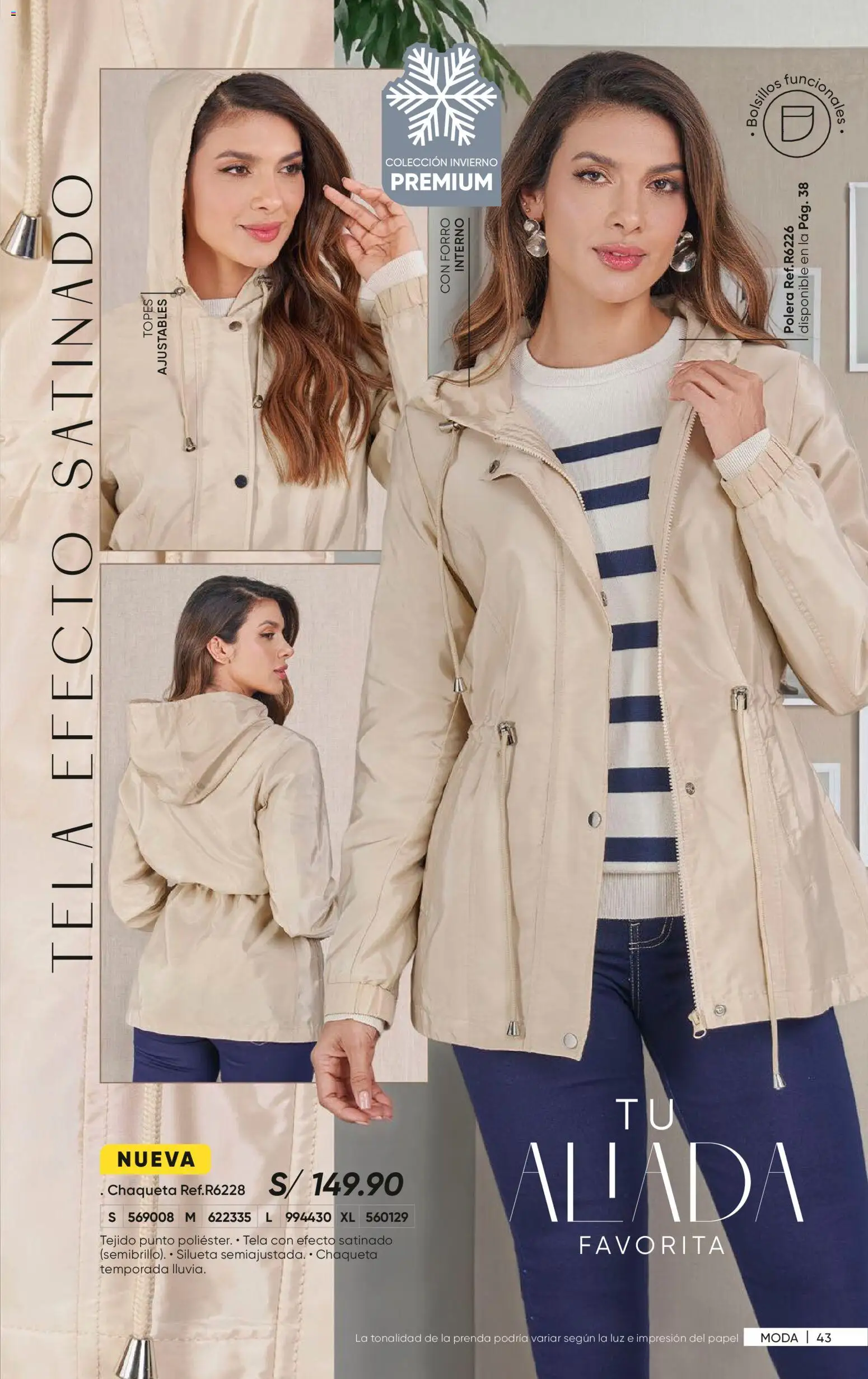Catálogo Azzorti válido desde 27/07/2026 | Página: 45 | Productos: Polera, Chaqueta