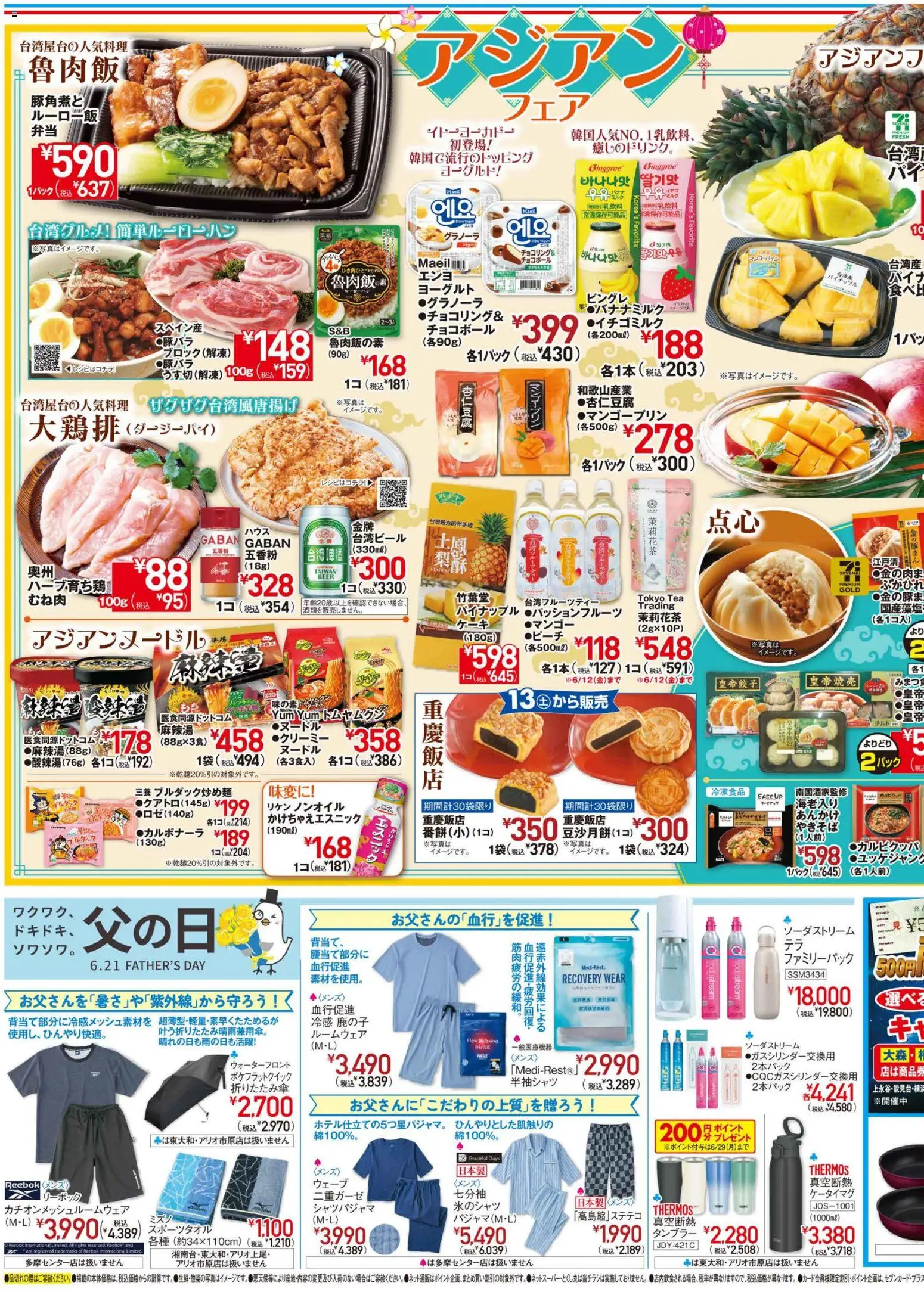 {H1} | ページ: 1 | 製品: ヨーグルト, パイナップル, ルームウェア