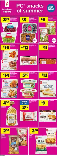 Preview of Atlantic Superstore weekly flyer / circulaire from shop Atlantic Superstore valid from Jul 2, 2026 | Page: 9 | Products: Cream, Salad, PC, Pork