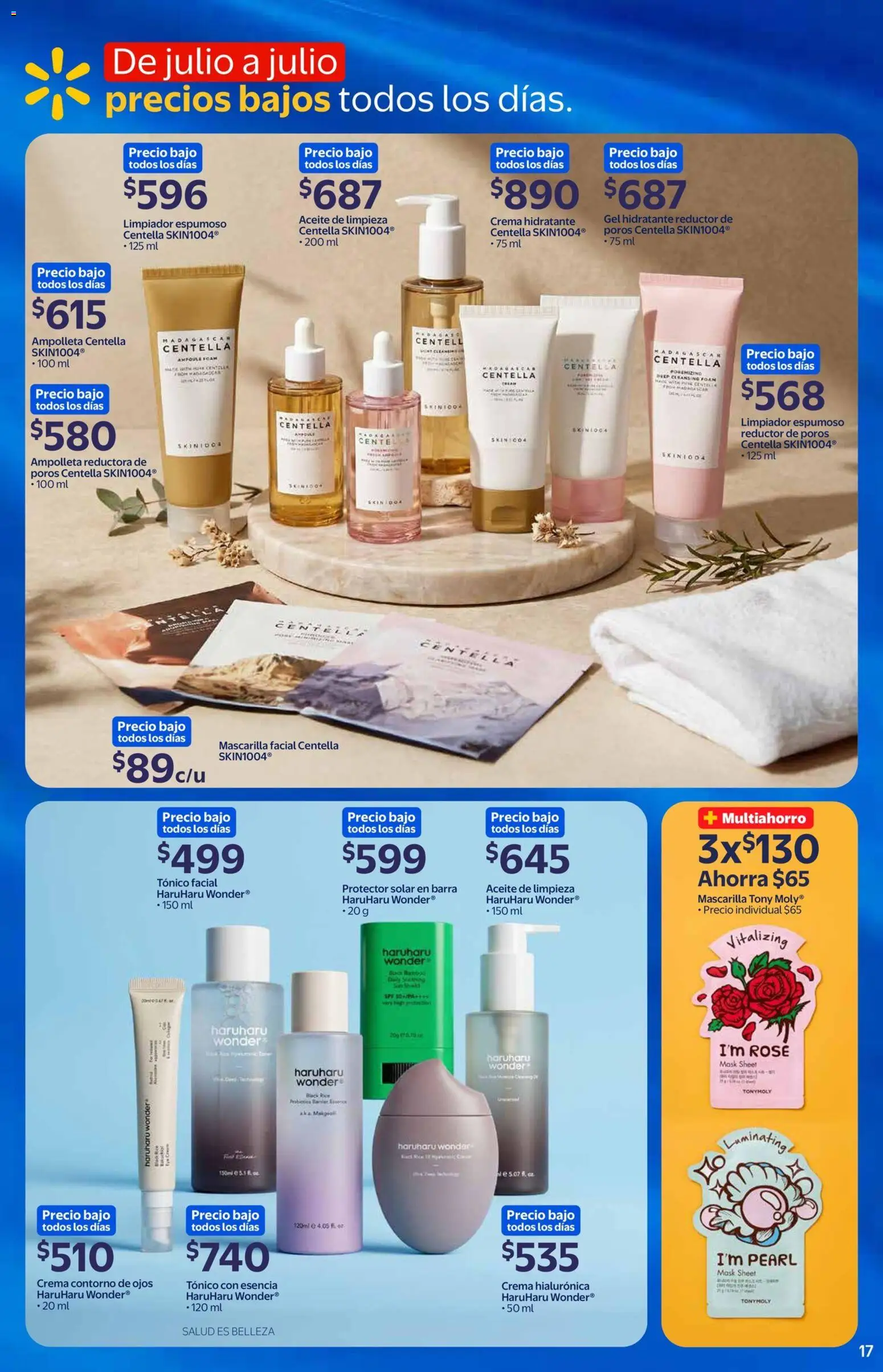 Nuevas ofertas de Walmart Express válidas en toda la República Mexicana desde el 03.06.2026. ¡Encuentra las mejores ofertas en Walmart Express folleto! | Página: 17 | Productos: Crema, Contorno, Aceite, Protector solar