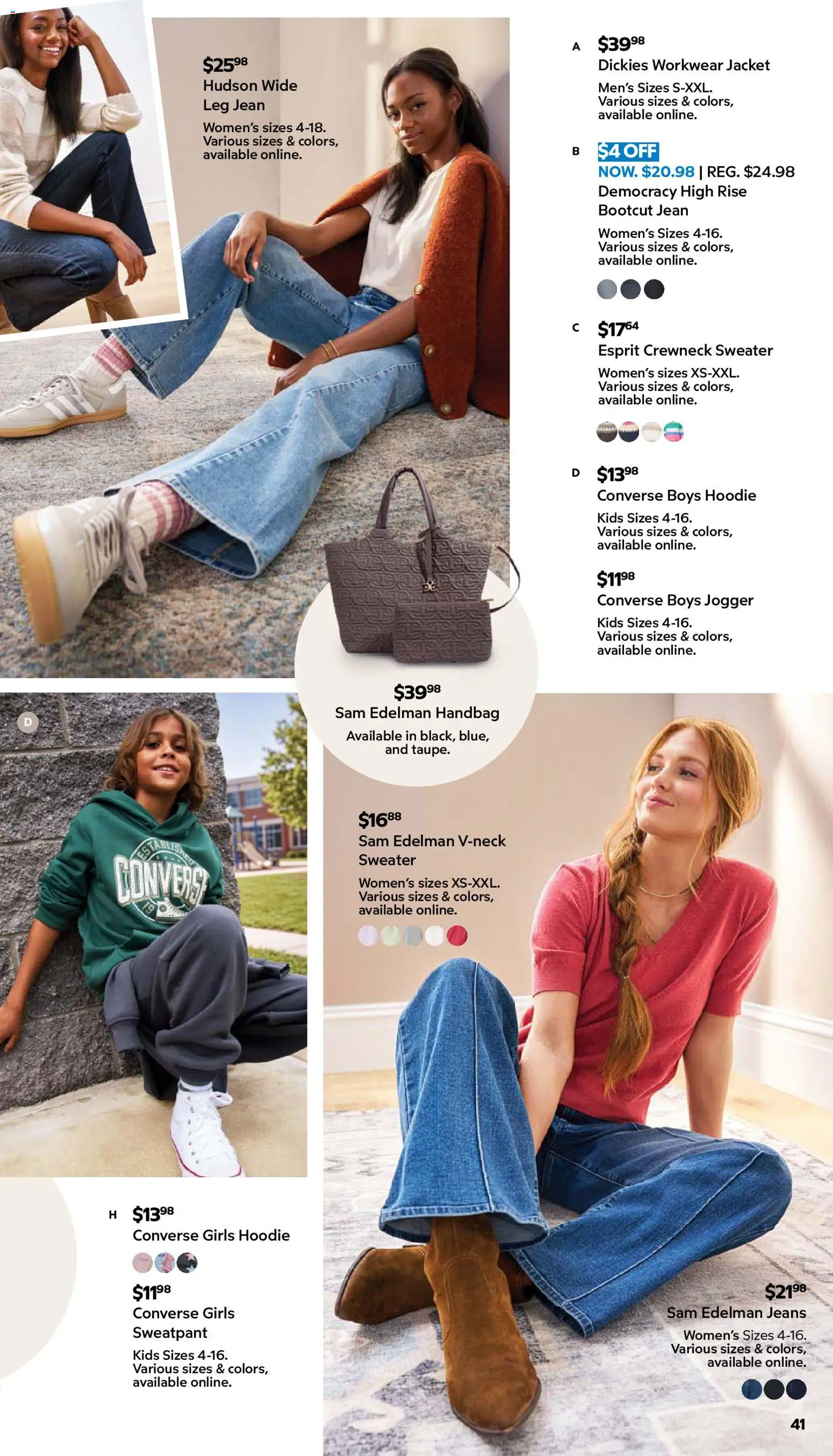 Sam's Club Weekly Ad - valid from 08/26/2026 | Page: 41 | Products: Workwear, Hoodie, Handbag, Jeans