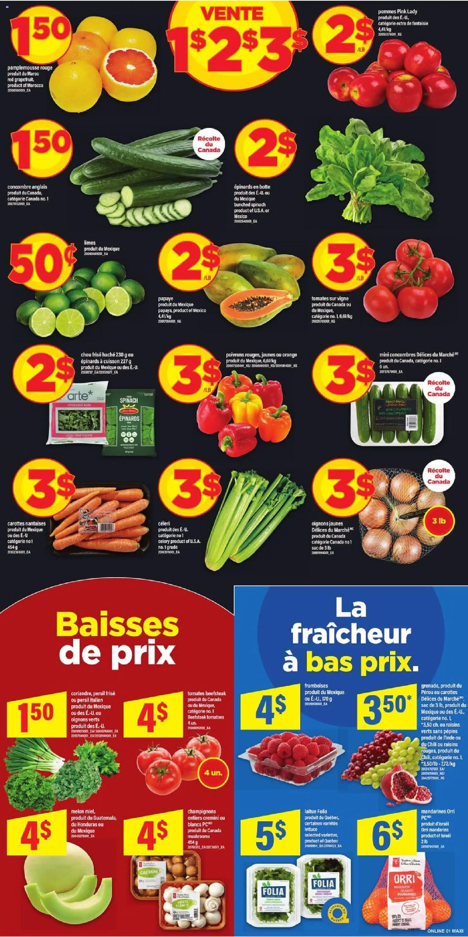 Maxi flyer valid from 09.04.2026 | Page: 4 | Products: Oranges, Tomatoes
