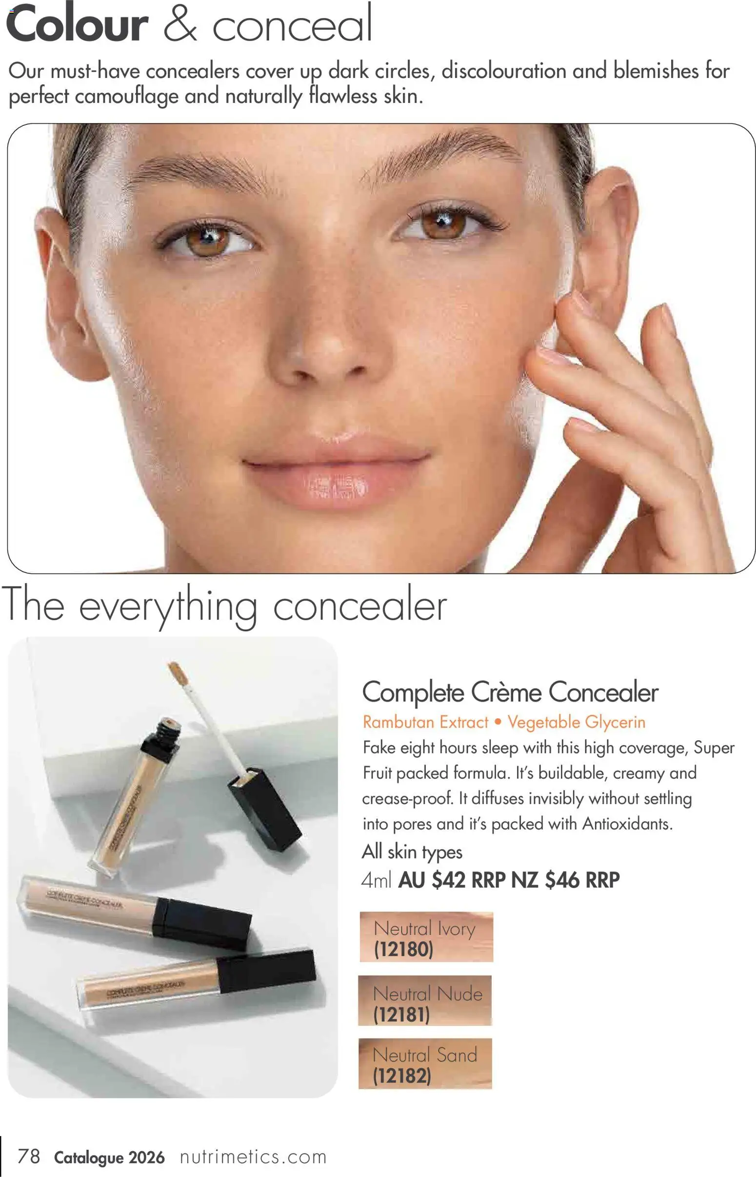 Nutrimetics catalogue - valid from 01/01/2026 | Page: 78 | Products: Concealer, Fruit