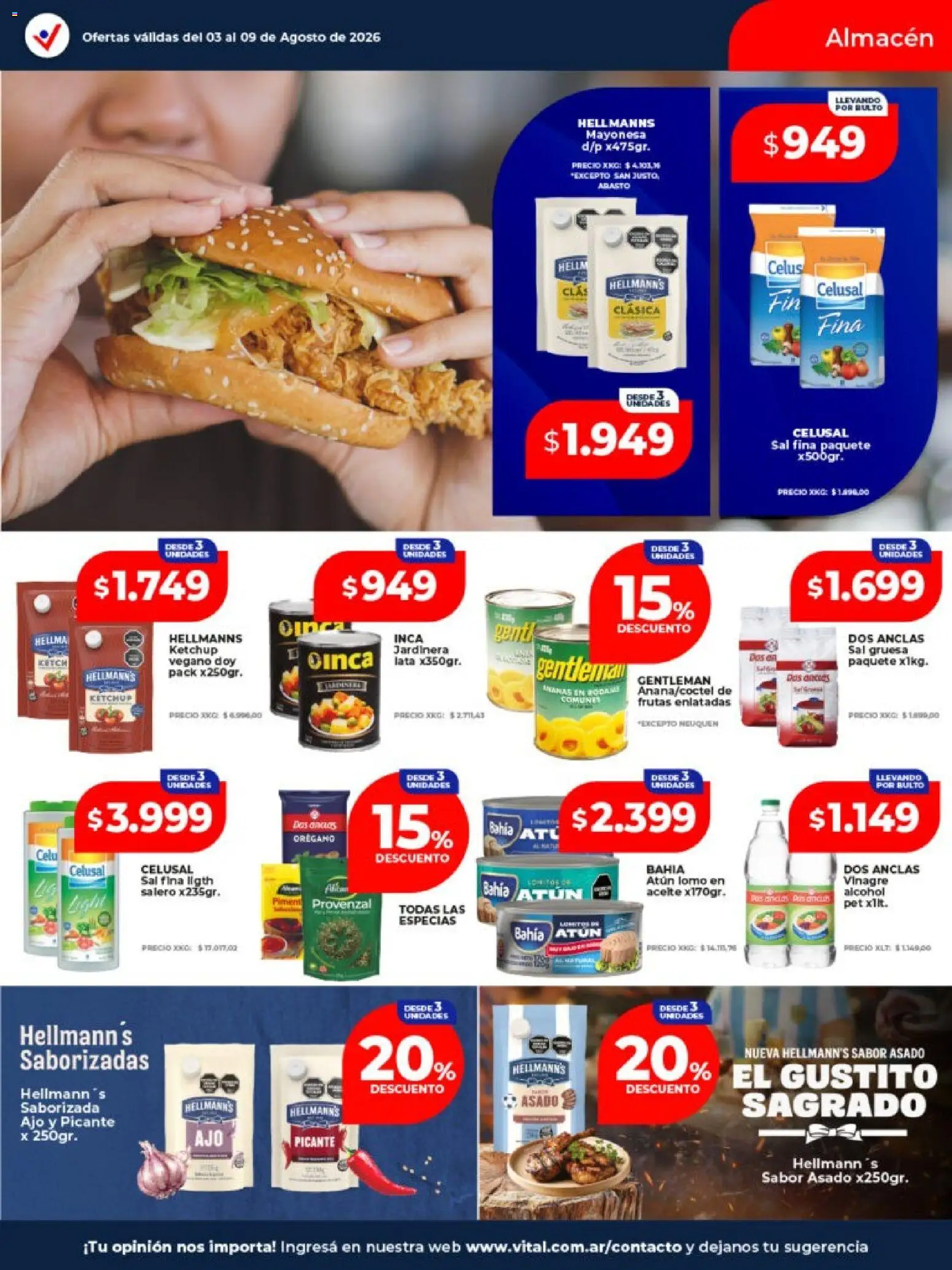 Vital - Ofertas │ válido desde el 03/08/2026 | Página: 16