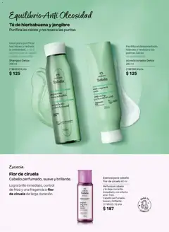 Vista previa de Natura campaña 11 2026, nuevo folleto de la tienda, válido en México a partir del 10/07/2026 | Página: 137 | Productos: Brillo, Té, Fragancia, Acondicionador