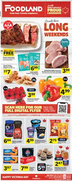 Preview of Foodland weekly flyer / circulaire from shop Foodland valid from 14.05.2026
