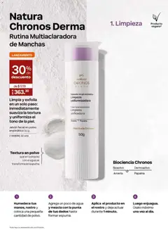 Vista previa de Natura campaña 11 2026, nuevo folleto de la tienda, válido en México a partir del 10/07/2026 | Página: 70 | Productos: Agua, Espuma, Polvo, Jabón