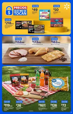 Vista previa de Walmart folleto, nuevo folleto de la tienda, válido en México a partir del 20/08/2026 | Página: 6 | Productos: Pollo, Salchicha, Chuleta ahumada, Cerdo