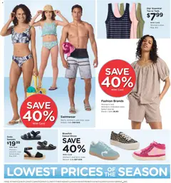 Preview of King Soopers weekly ads valid from 13.05.2026 | Page: 2 | Products: Swimwear, Sandals