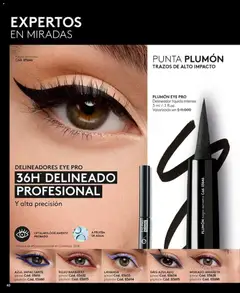 Catálogo Ésika Campaña 12 válido desde el 06.07.2026 | Página: 40 | Productos: Agua, Delineador, Plumón, Pincel