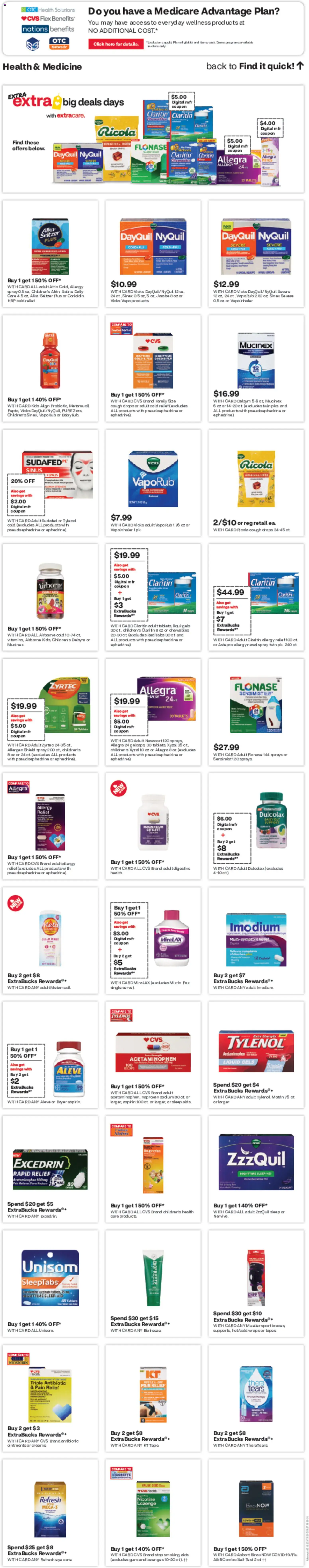 CVS Pharmacy Weekly Ad - valid from 10/04/2026 | Page: 8 | Products: Cough drops, Tablet