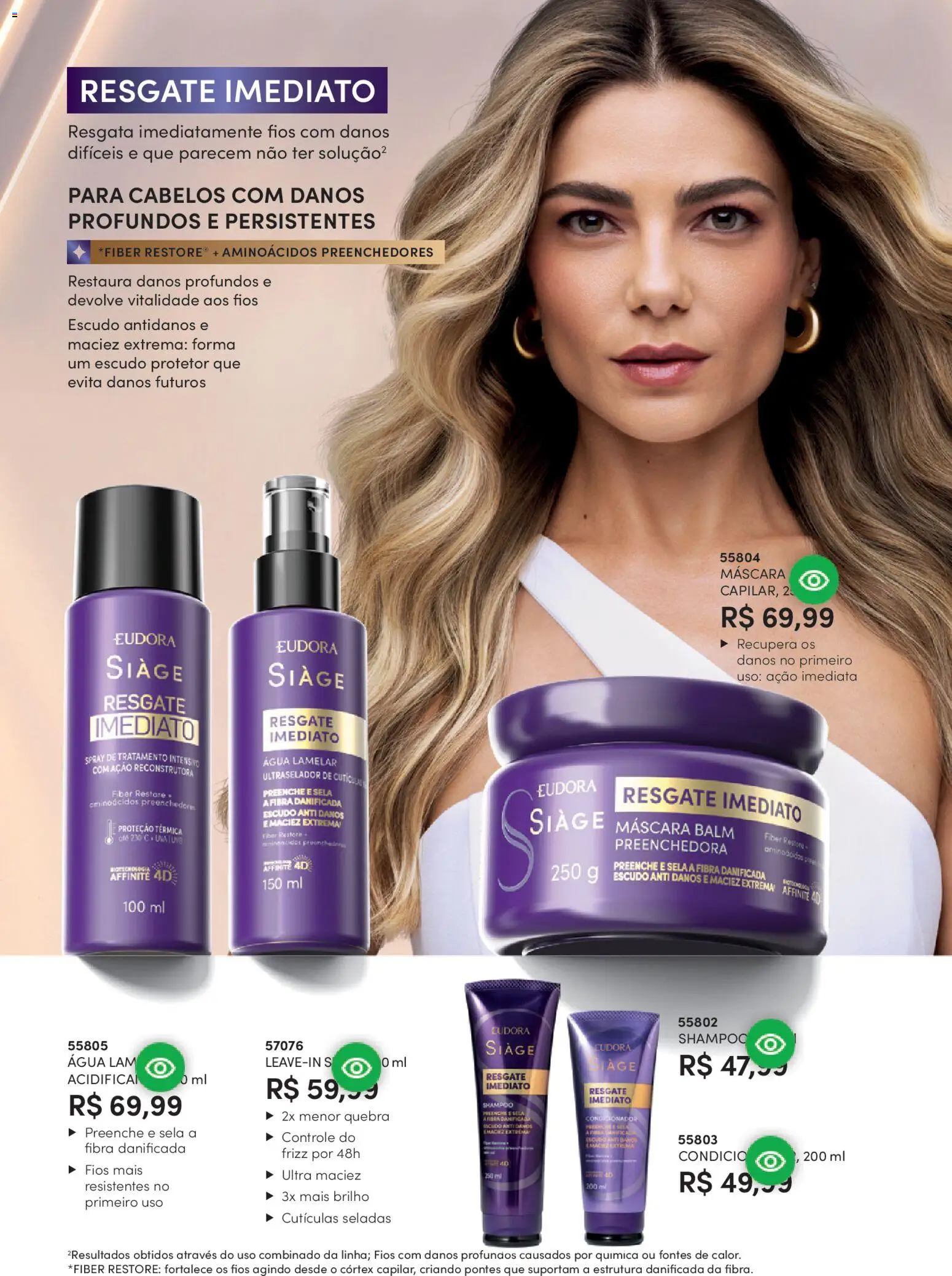 Eudora Folheto - válido de 01.04.2026 | Página: 74 | Produtos: Shampoo, Condicionador