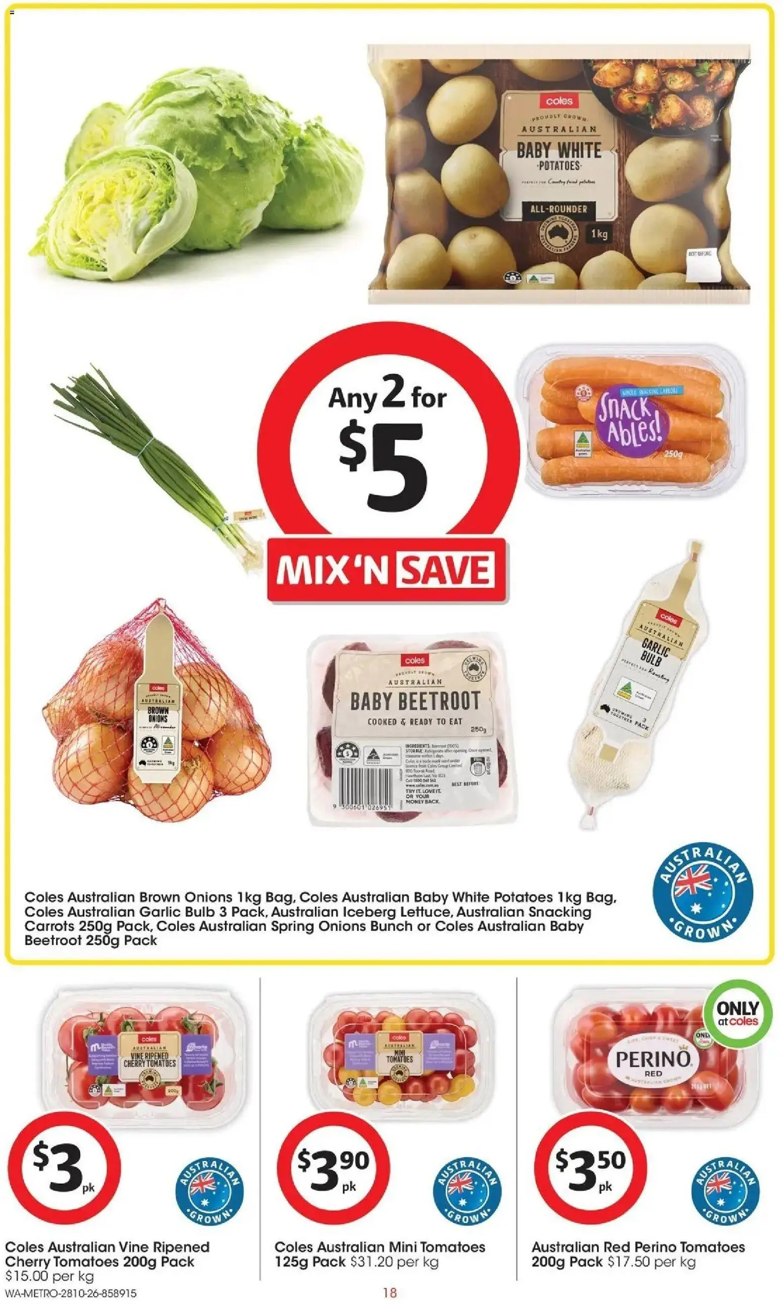 ﻿Coles catalogue valid from 28/10/2026 > Online Australia | Page: 18