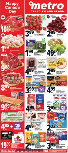 Preview of Metro weekly flyer - Montréal from shop Metro valid from Jun 25, 2026