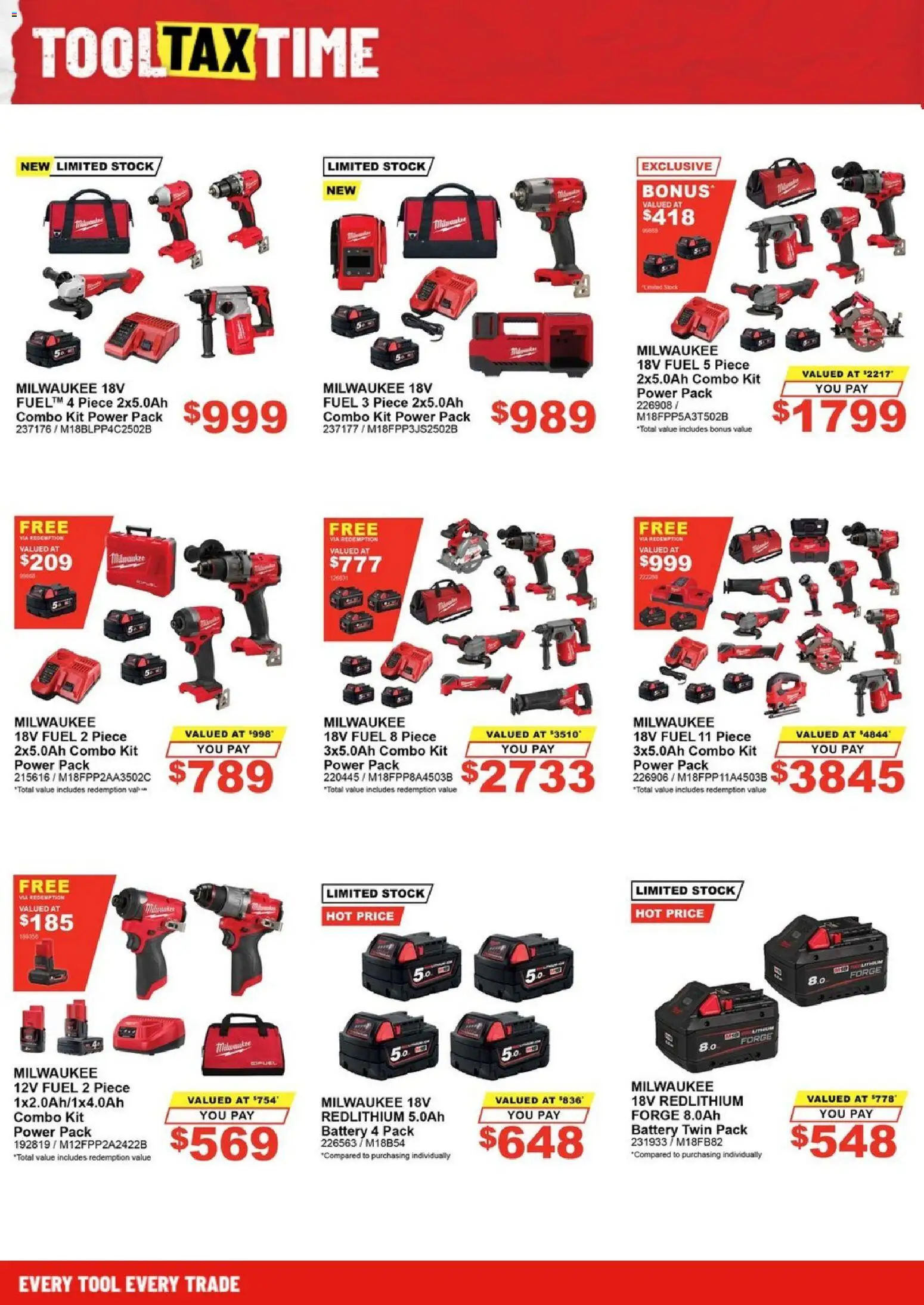 Total Tools catalogue - valid from 12.05.2026 | Page: 2 | Products: Battery