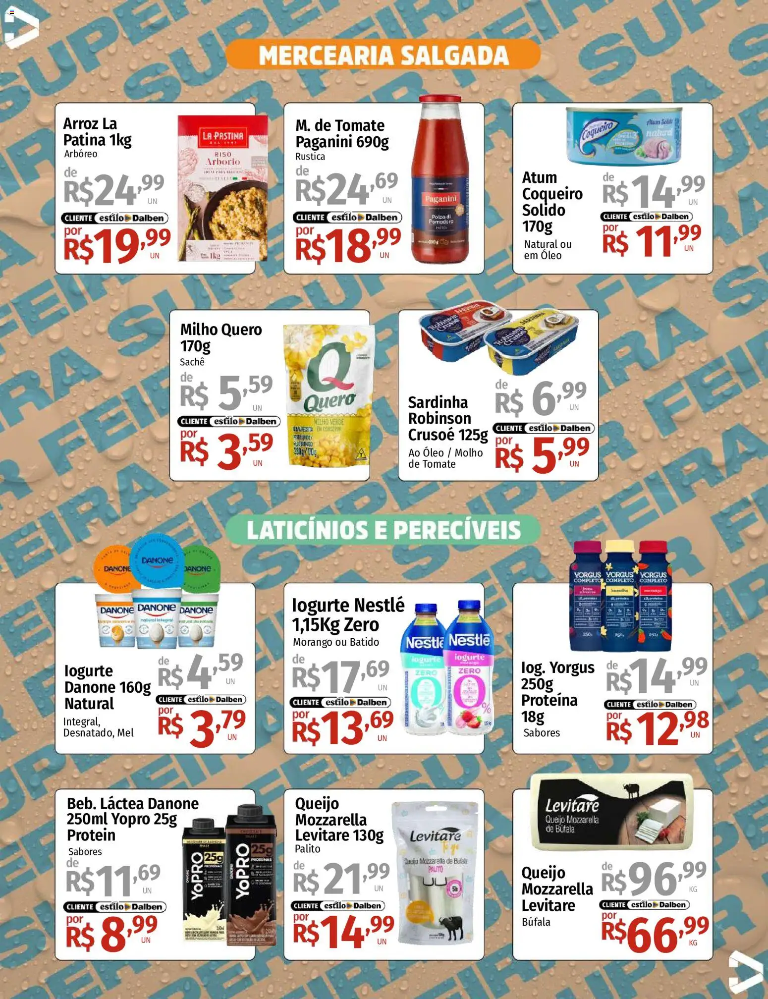 Supermercado Dalben Folheto - válido de 14/09/2026 | Página: 3 | Produtos: Iogurte, Óleo, Mel, Sardinha