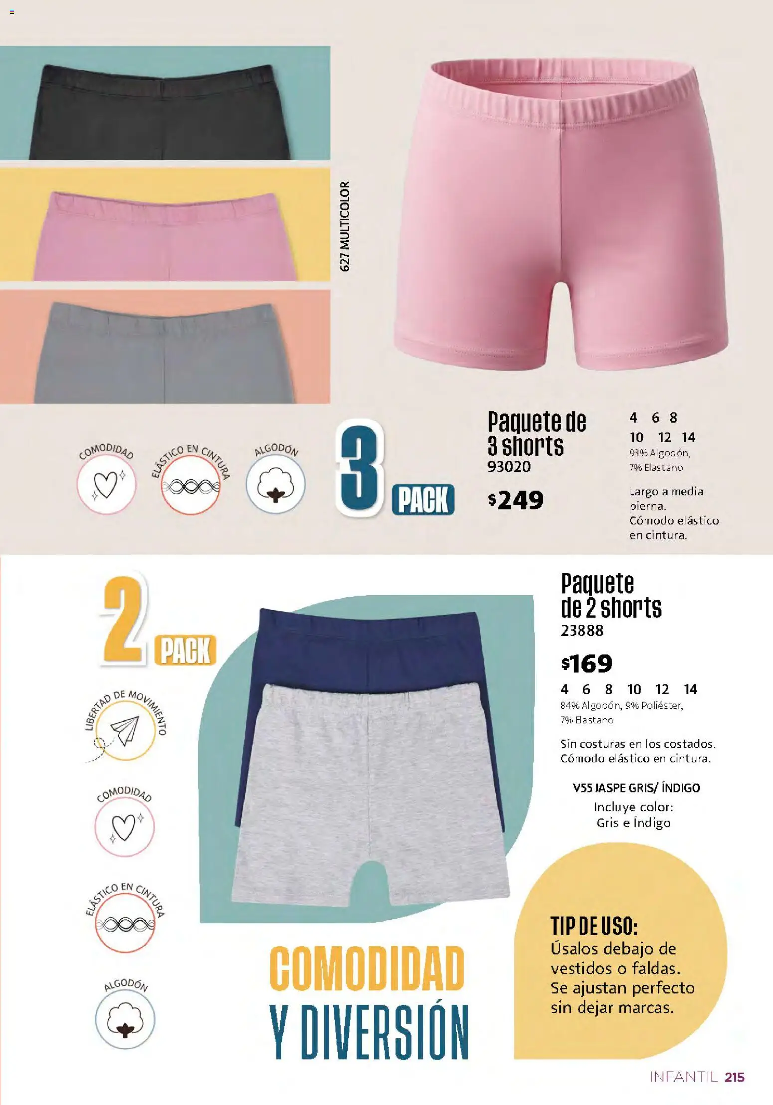 Nuevas ofertas de Ilusión válidas en toda la República Mexicana desde el 01/09/2026. ¡Encuentra las mejores ofertas en Ilusión catálogo Otoño! | Página: 217 | Productos: Algodón