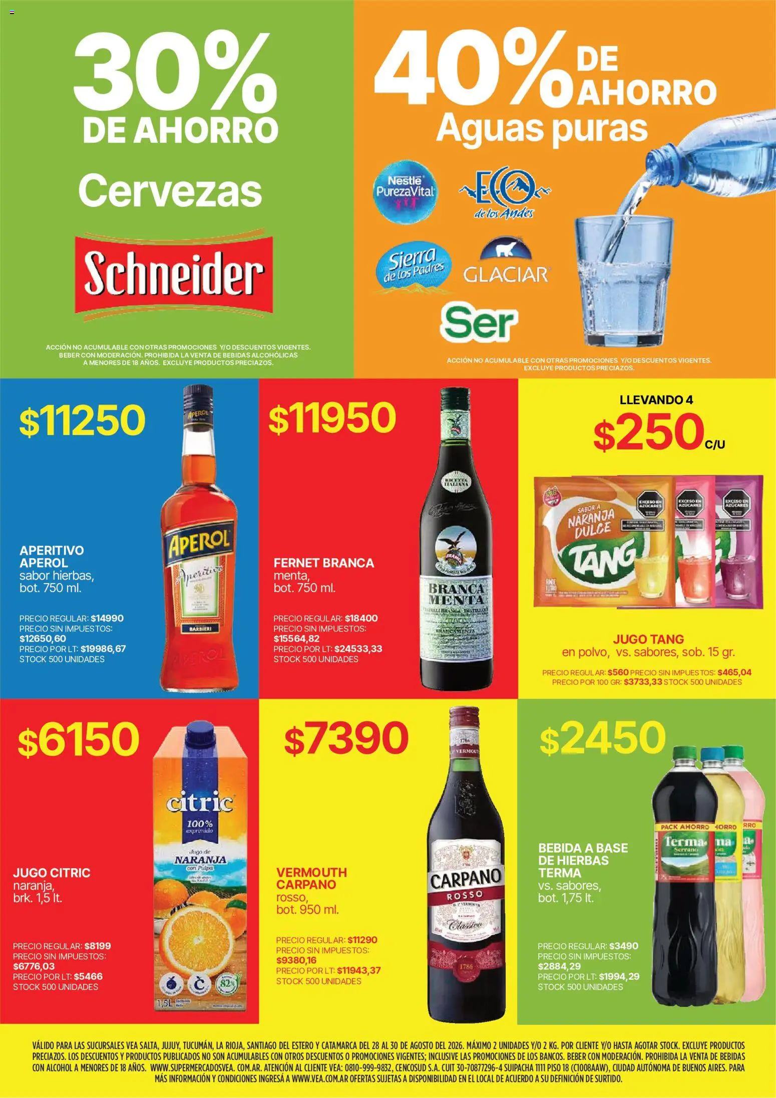 Vea - Fin de semana de ahorro | NOA │ válido desde el 28/08/2026 | Página: 7 | Productos: Hierbas, Bebidas, Dulce, Alcohol