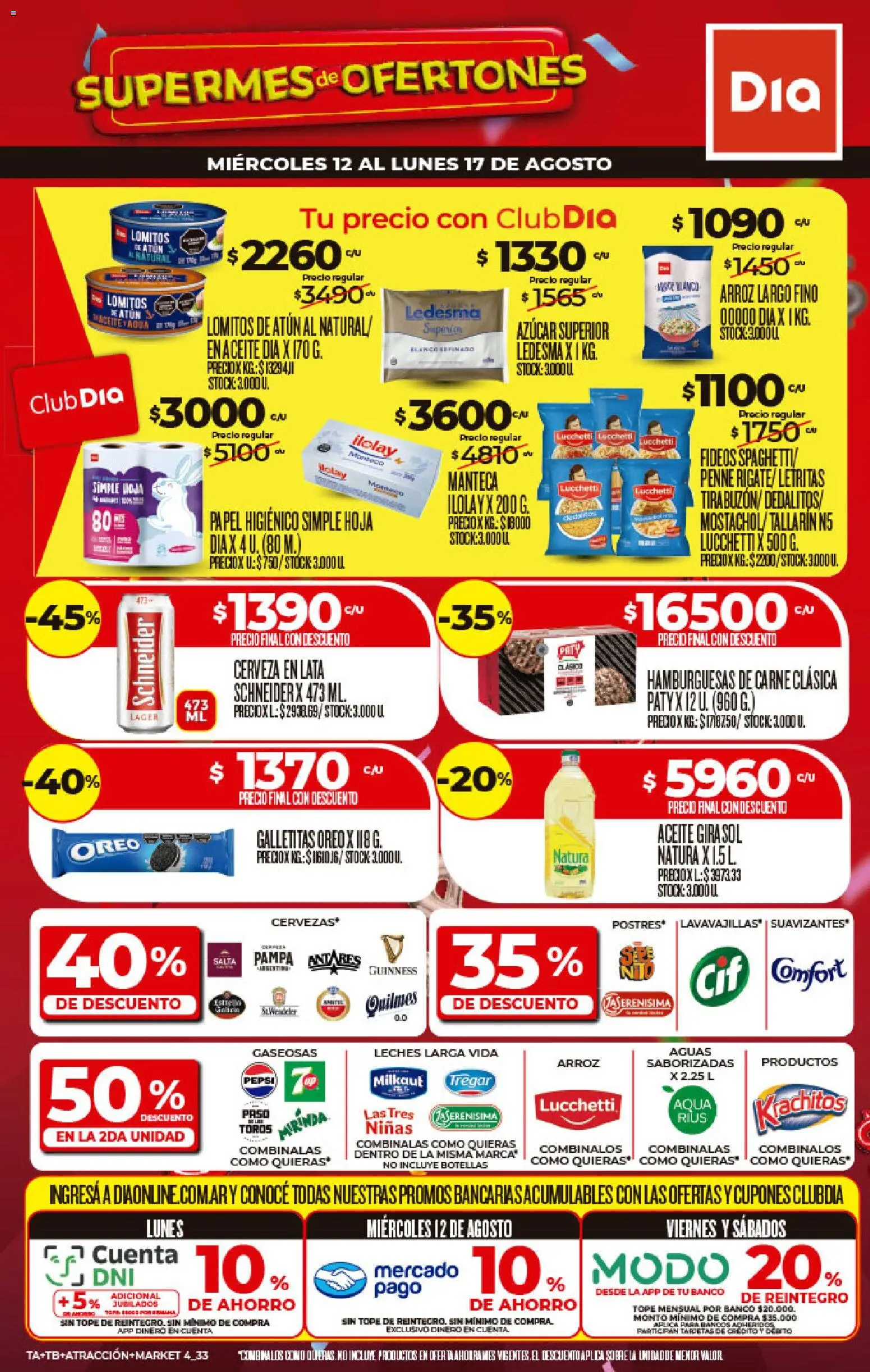Supermercado DIA Ofertas │ válido desde el 12/08/2026 | Página: 1