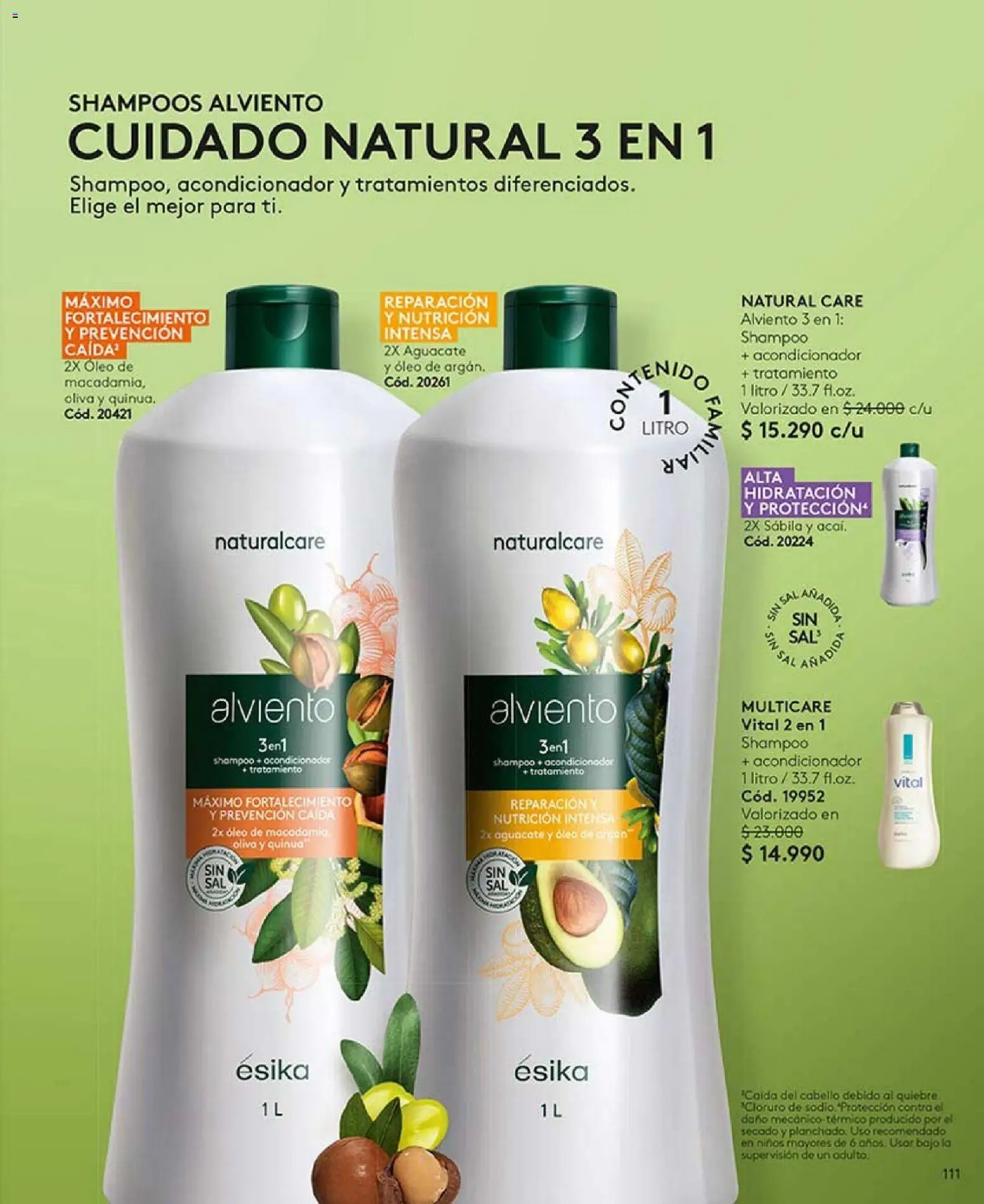 Catálogo Ésika Campaña 4 │ válido desde el 15.02.2026 | Página: 111 | Productos: Oliva, Acondicionador, Shampoo