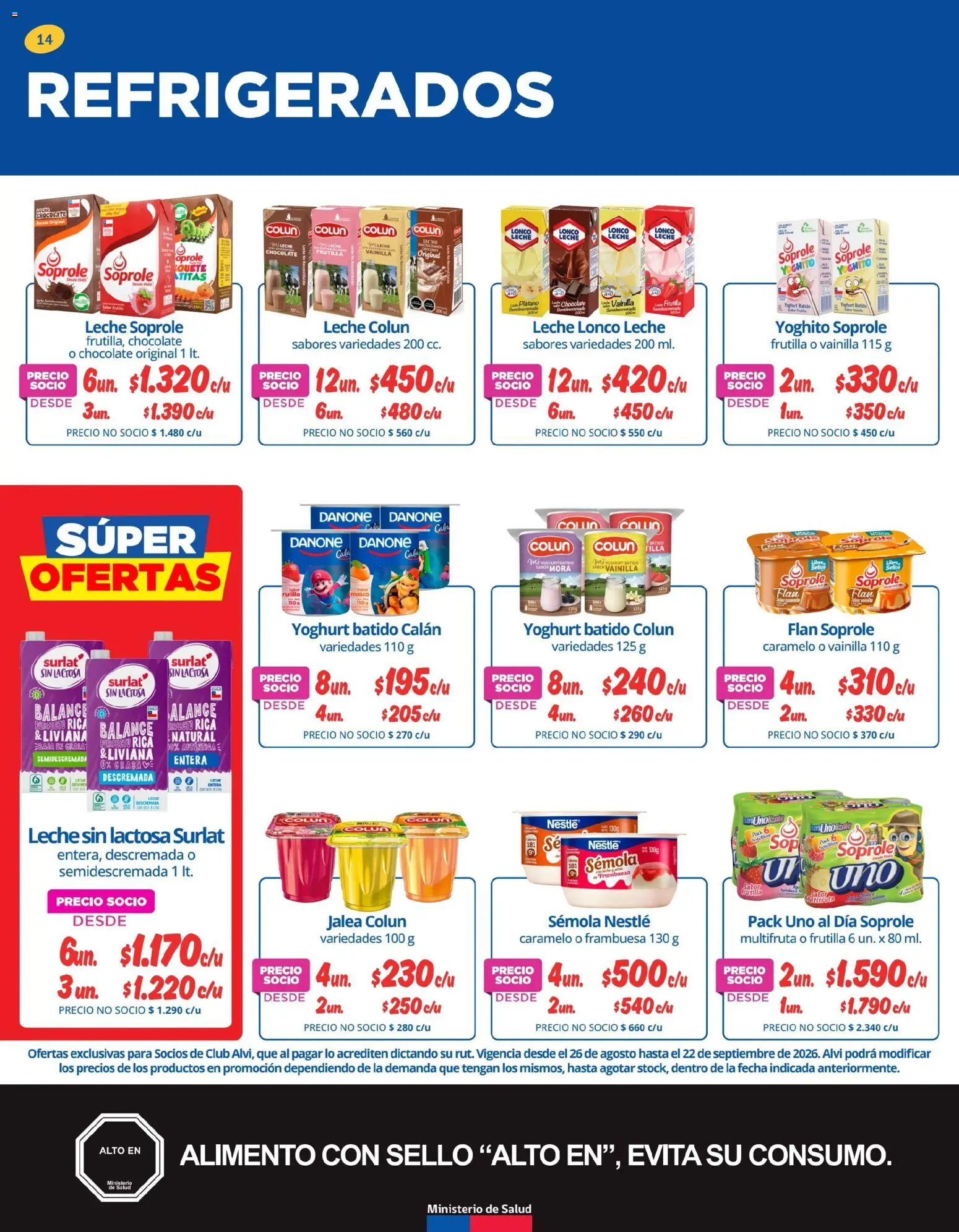 Alvi catálogo │ válido desde el 25.08.2026 | Página: 14 | Productos: Vainilla, Sémola, Chocolate, Frutilla