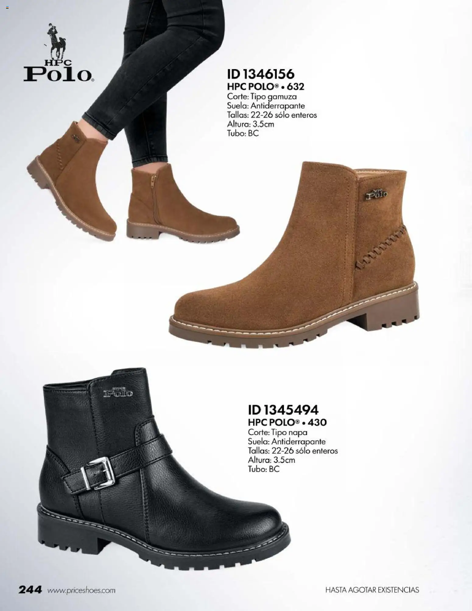 Nuevas ofertas de Price Shoes válidas en toda la República Mexicana desde el 18/07/2026. ¡Encuentra las mejores ofertas en Price Shoes catálogo Botas! | Página: 244