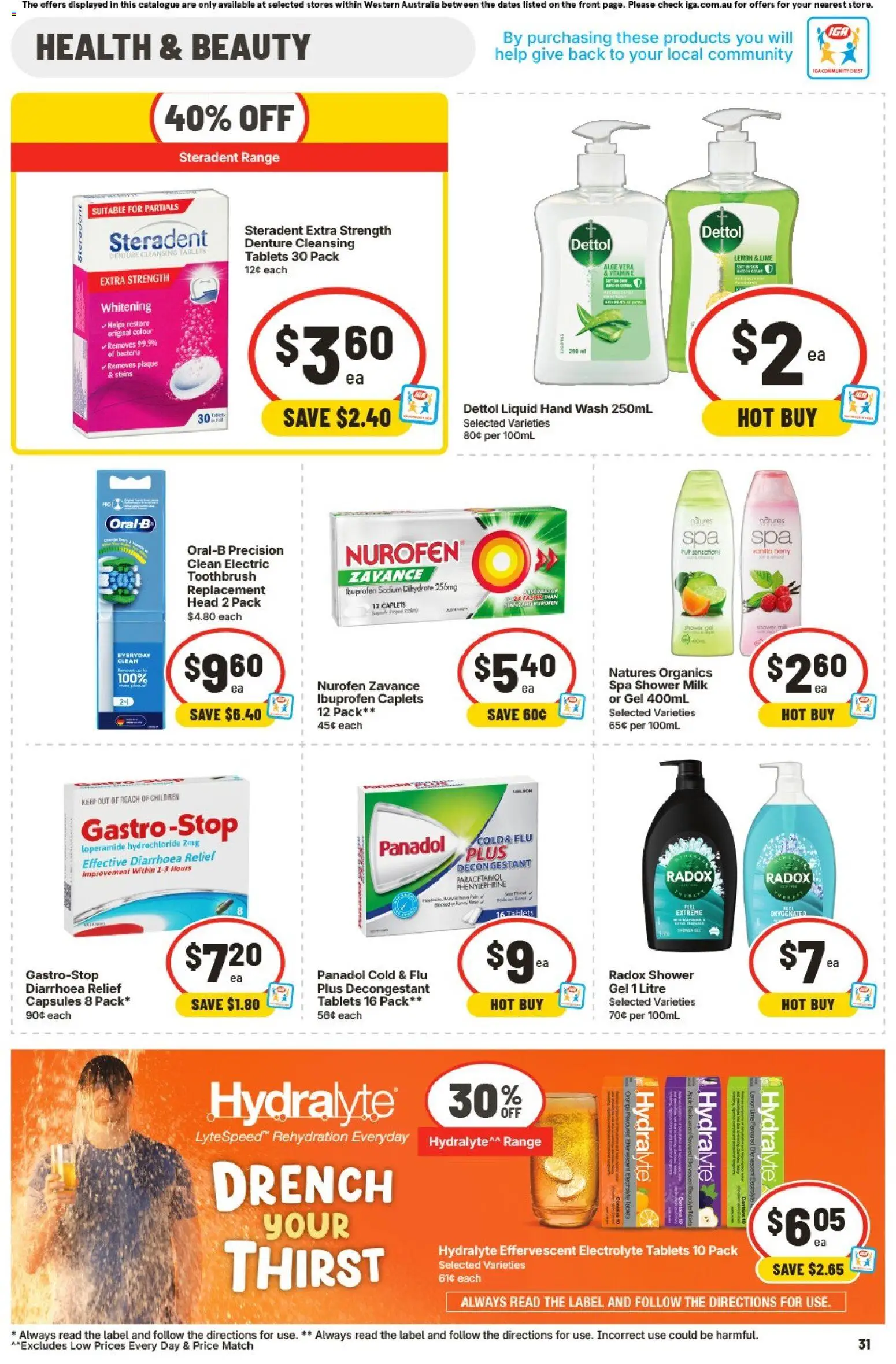 IGA catalogue - valid from 17.06.2026 | Page: 31 | Products: Lemon, Toothbrush, Lime, Electric toothbrush