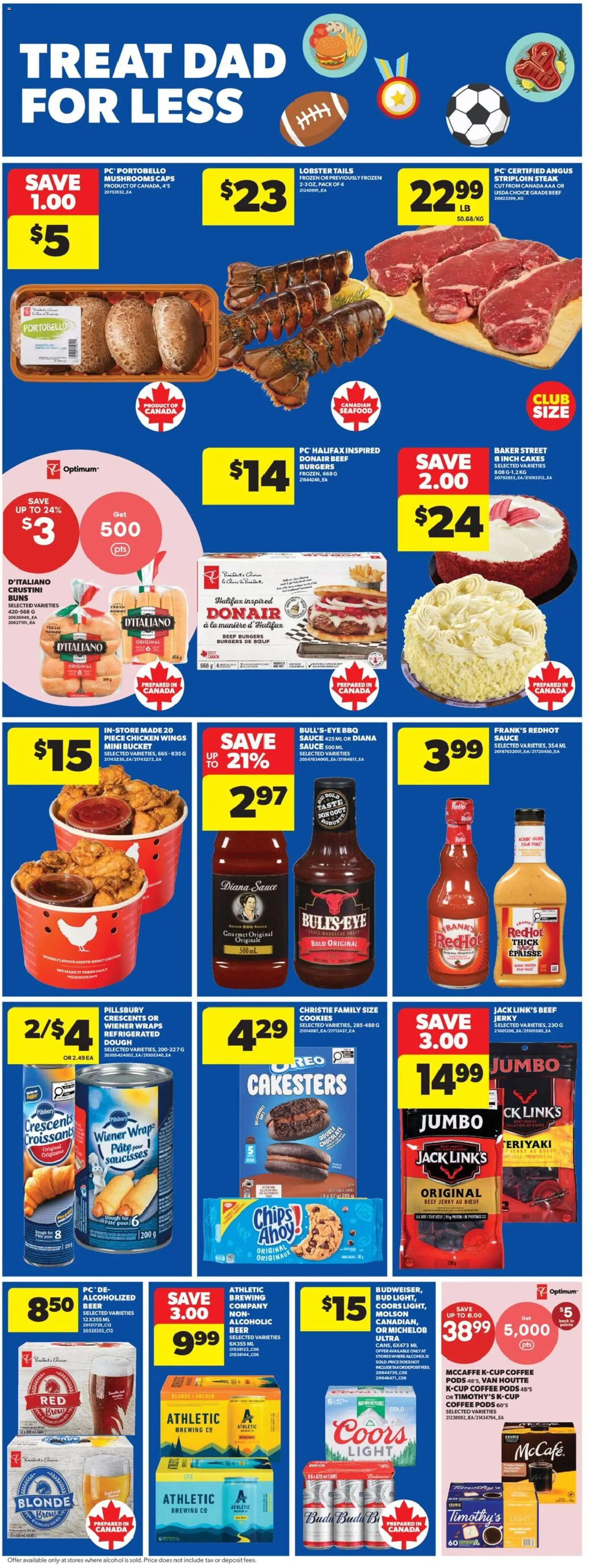 Real Canadian Superstore flyer valid from 18.06.2026 | Page: 8 | Products: Chips, Cookies, Chocolate, Beer