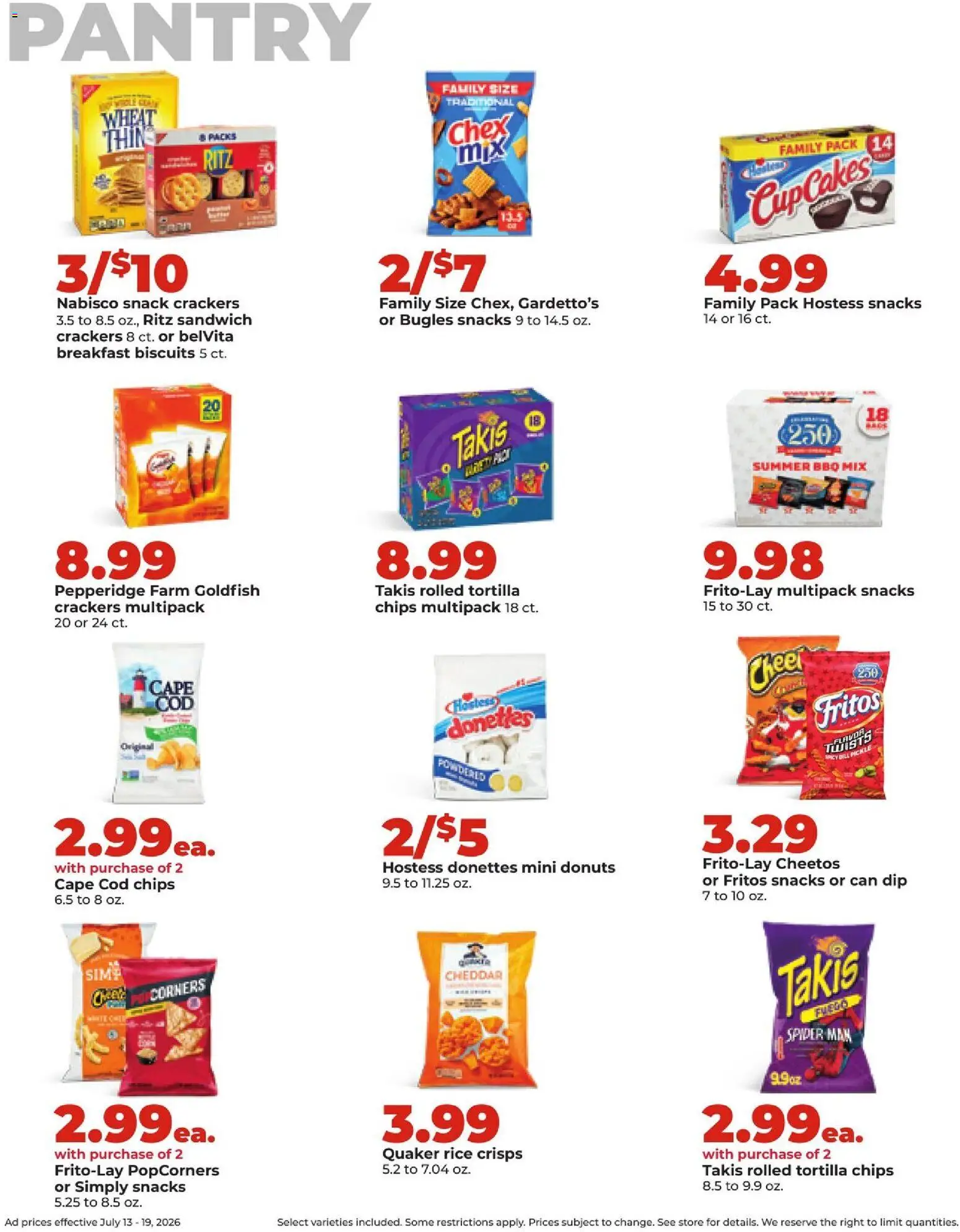 HyVee Weekly Ad - valid from 07/13/2026 | Page: 21 | Products: Rice, Chips, Dill