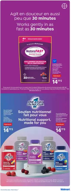 Preview of Dempster's Protein bread or bagels, Each. Selected varieties and sizes. from shop Walmart valid from Oct 1, 2026 | Page: 21 | Products: Powder, Vanilla, Bread, Protein