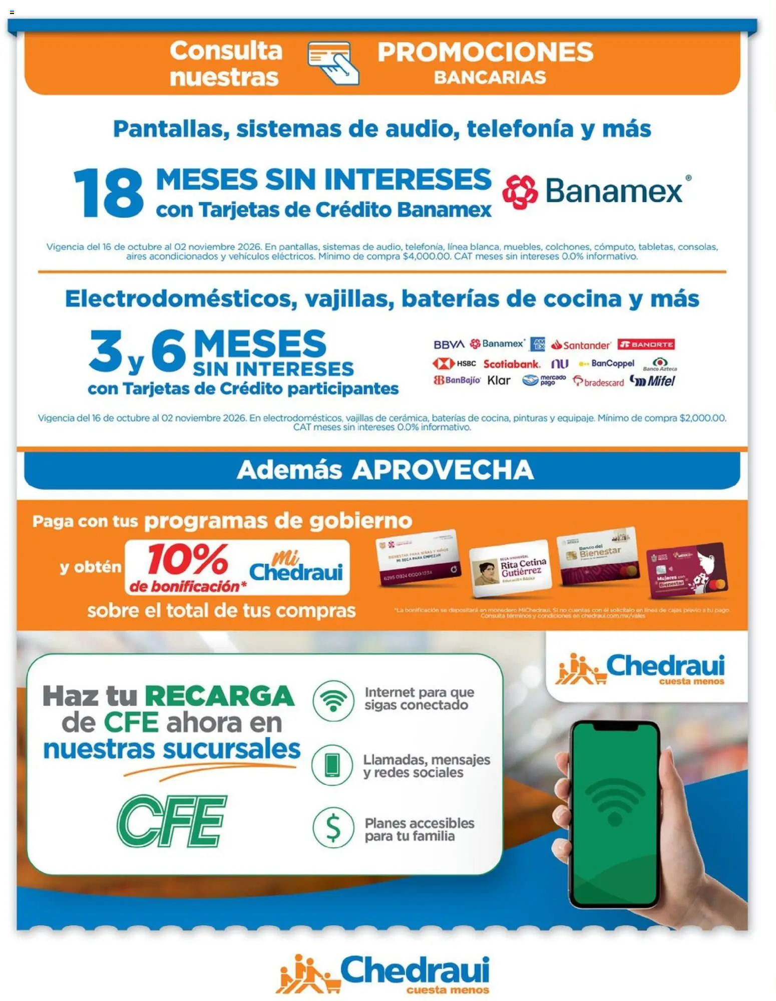 Nuevas ofertas de Chedraui válidas en toda la República Mexicana desde el 16/10/2026. ¡Encuentra las mejores ofertas en Chedraui folleto Celebra la tradición! | Página: 19