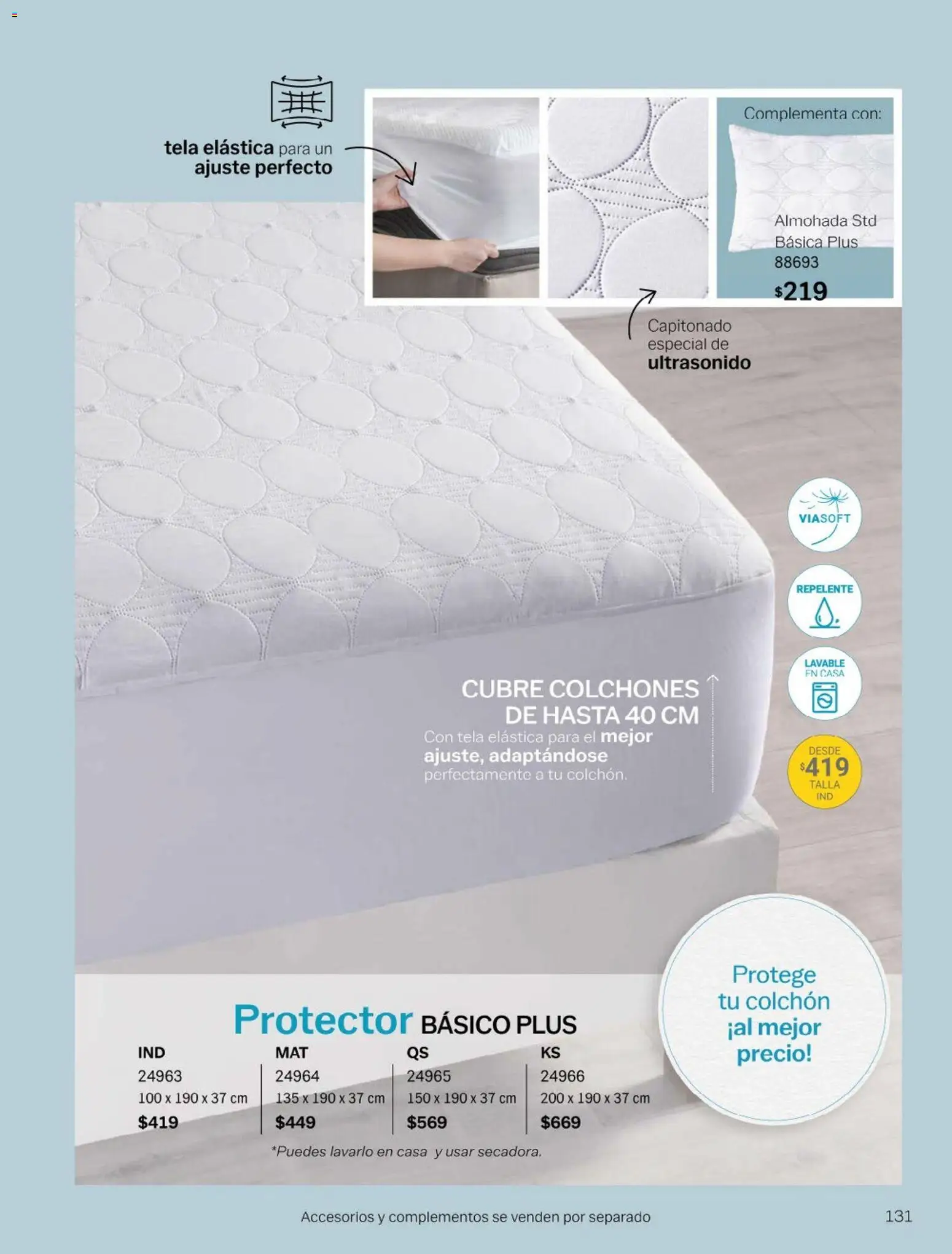 Nuevas ofertas de Vianney válidas en toda la República Mexicana desde el 23.01.2026. ¡Encuentra las mejores ofertas en Vianney catálogo Chavos! | Página: 133 | Productos: Repelente, Colchón, Almohada
