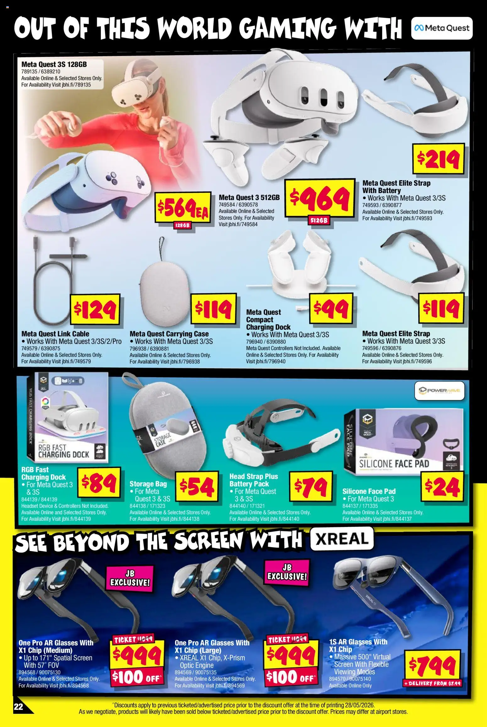 JB Hi-Fi catalogue - valid from 09.06.2026 | Page: 22 | Products: Battery, Device, Headset, Cable