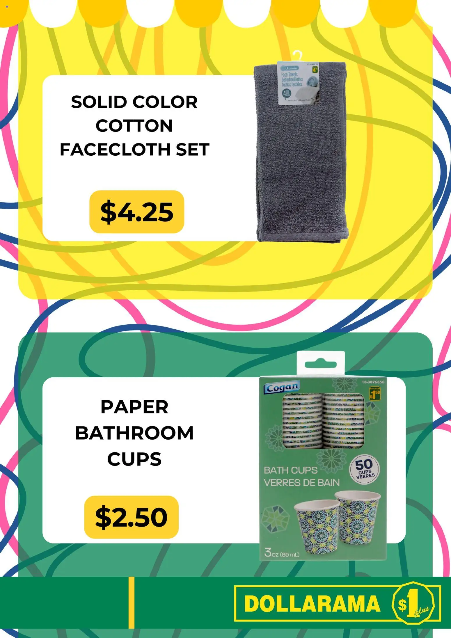 Dollarama flyer valid from 08.06.2026 | Page: 4 | Products: Bath