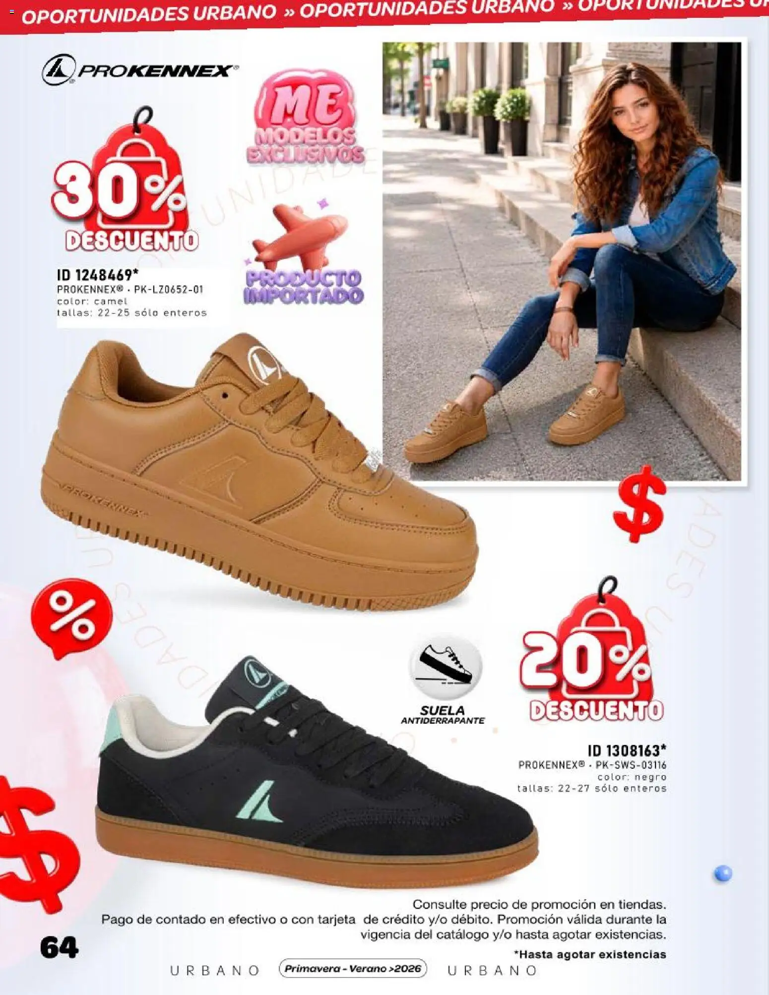 Nuevas ofertas de Price Shoes válidas en toda la República Mexicana desde el 03/07/2026. ¡Encuentra las mejores ofertas en Price Shoes catálogo Oportunidades Urbano! | Página: 64