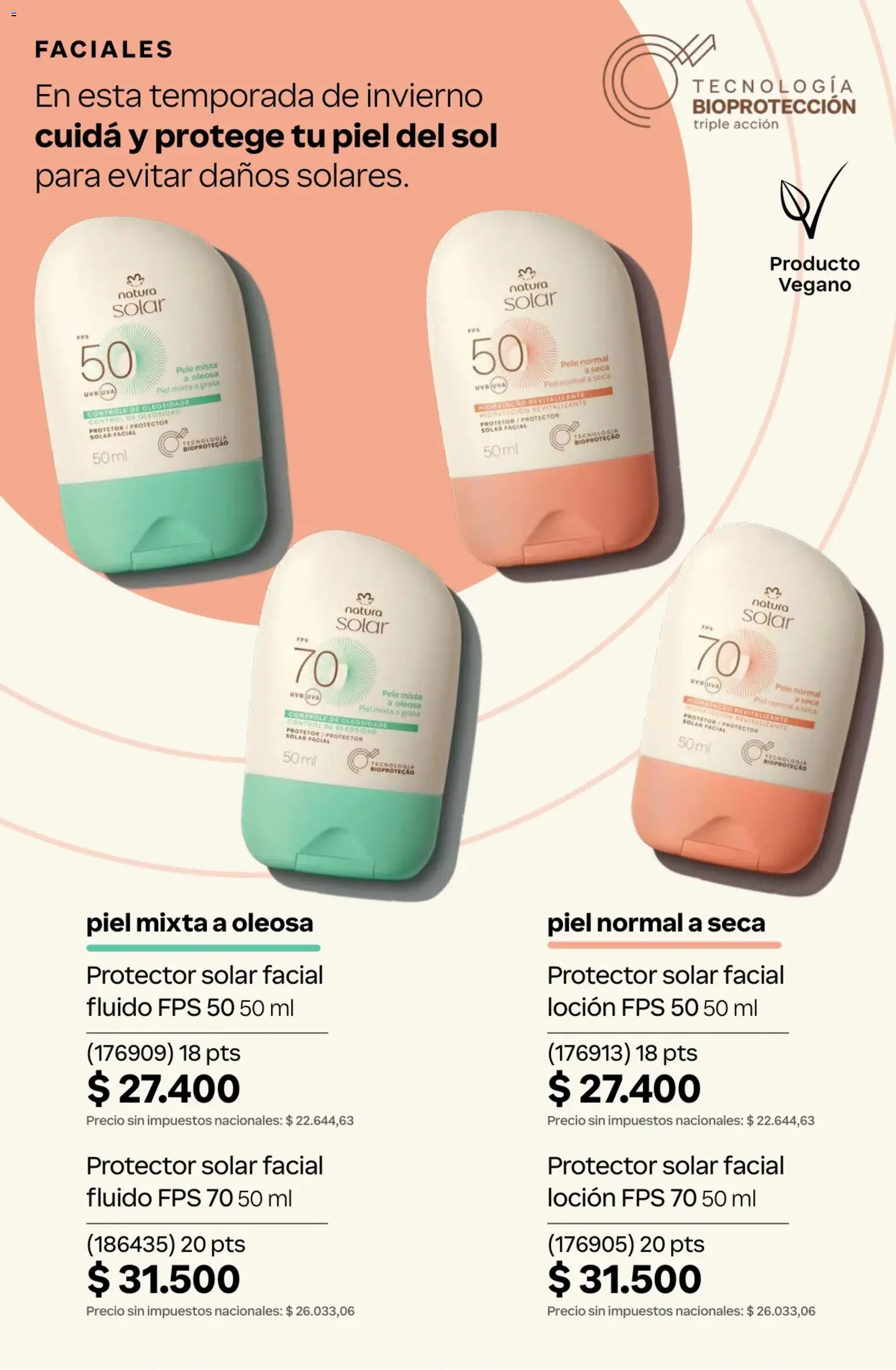 Catálogo Natura Ciclo 10 │ válido desde el 30/06/2026 | Página: 237 | Productos: Protector solar, Loción, Uva