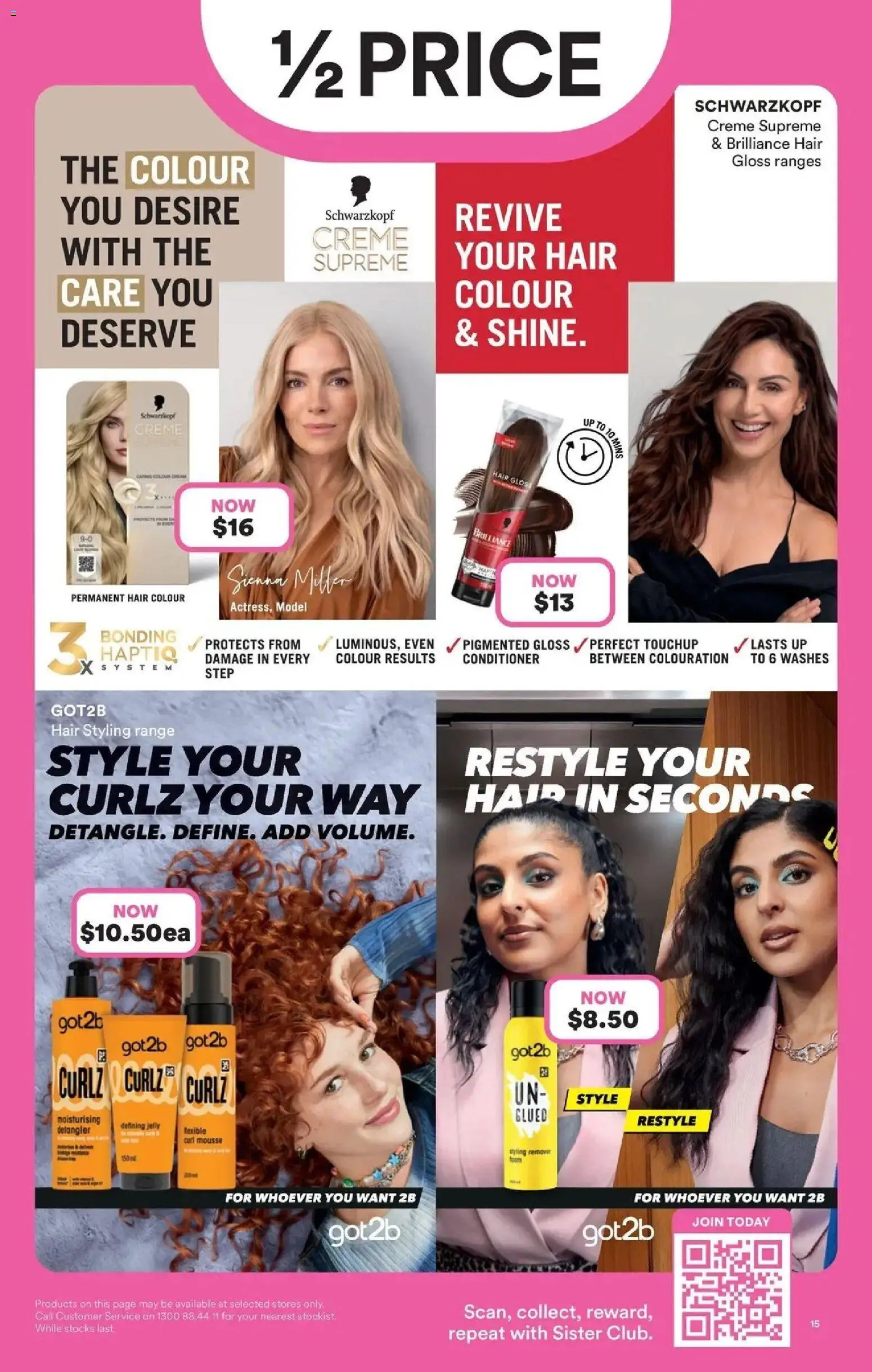 Priceline Pharmacy catalogue - valid from 30/07/2026 | Page: 15 | Products: Conditioner, Hair colour, Mousse