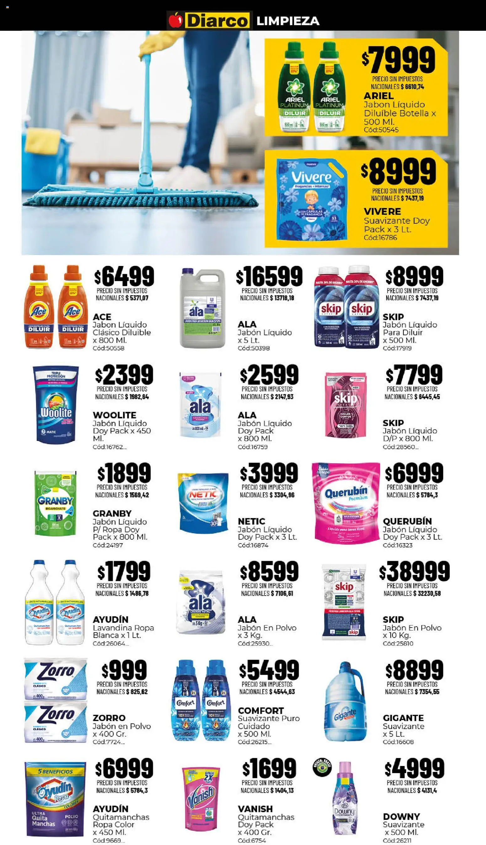 Diarco - Ofertas Gba │ válido desde el 10/08/2026 | Página: 17 | Productos: Fragancia, Polvo, Jabón líquido, Cápsulas