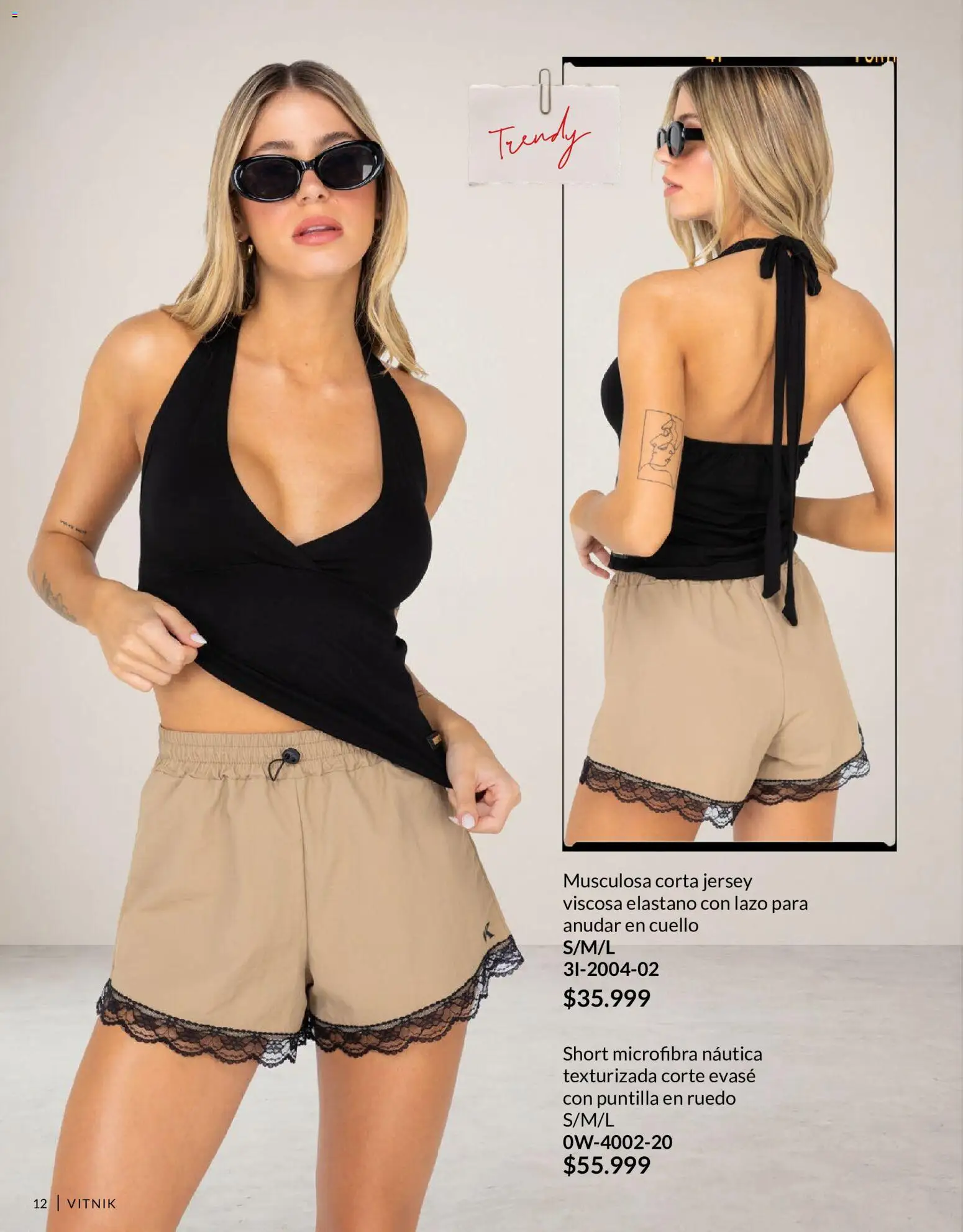 Vitnik - Mujer │ válido desde el 01/09/2026 | Página: 12 | Productos: Short, Musculosa