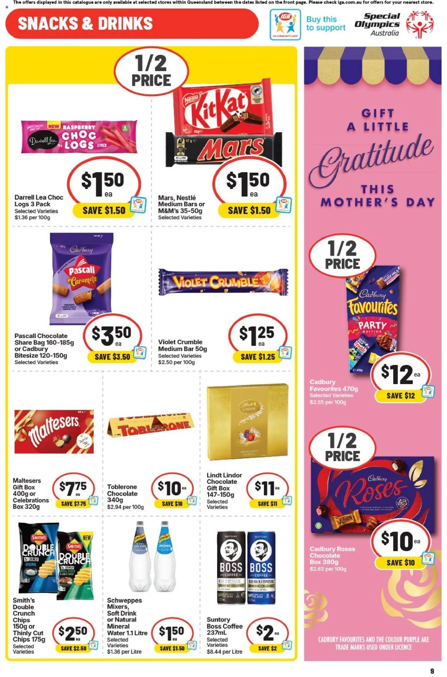 IGA catalogue - valid from 06.05.2026 | Page: 10 | Products: Box, Dairy, Coffee, Chips