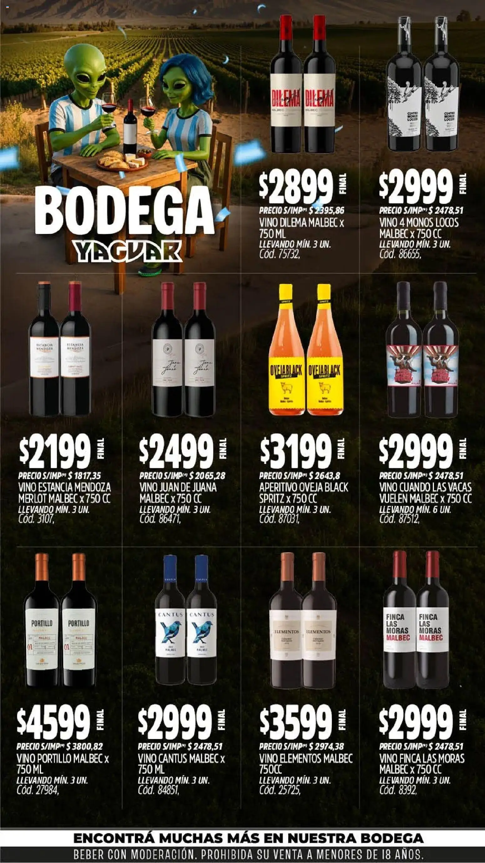 Yaguar - Oferta Semanal Santa Fé │ válido desde el 06/07/2026 | Página: 5 | Productos: Vino