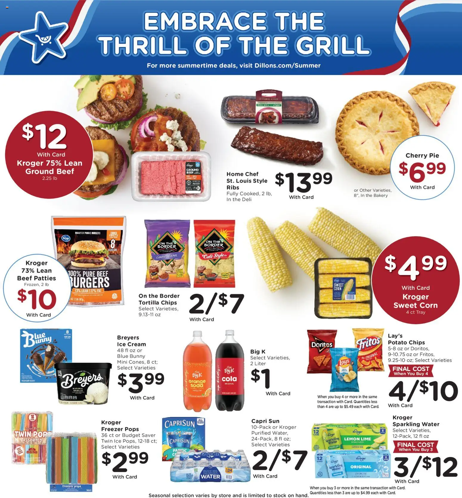 Dillons Weekly Ad - valid from 08/26/2026 | Page: 6 | Products: Chips, Tortilla chips, Ice, Cherry Pie