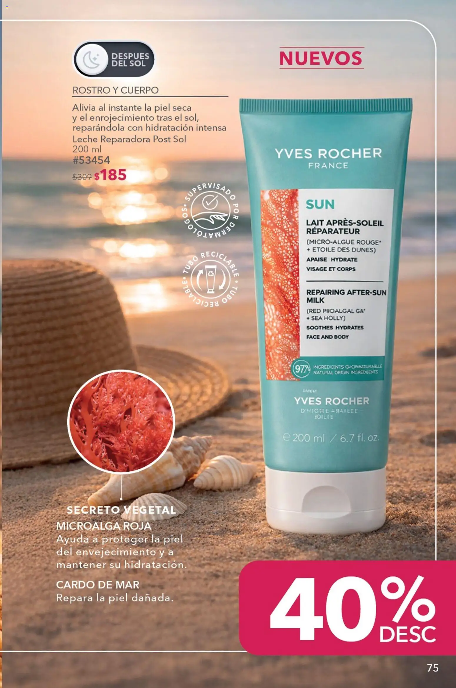 Nuevas ofertas de Yves Rocher válidas en toda la República Mexicana desde el 23.06.2026. ¡Encuentra las mejores ofertas en Yves Rocher campaña 9 2026! | Página: 79