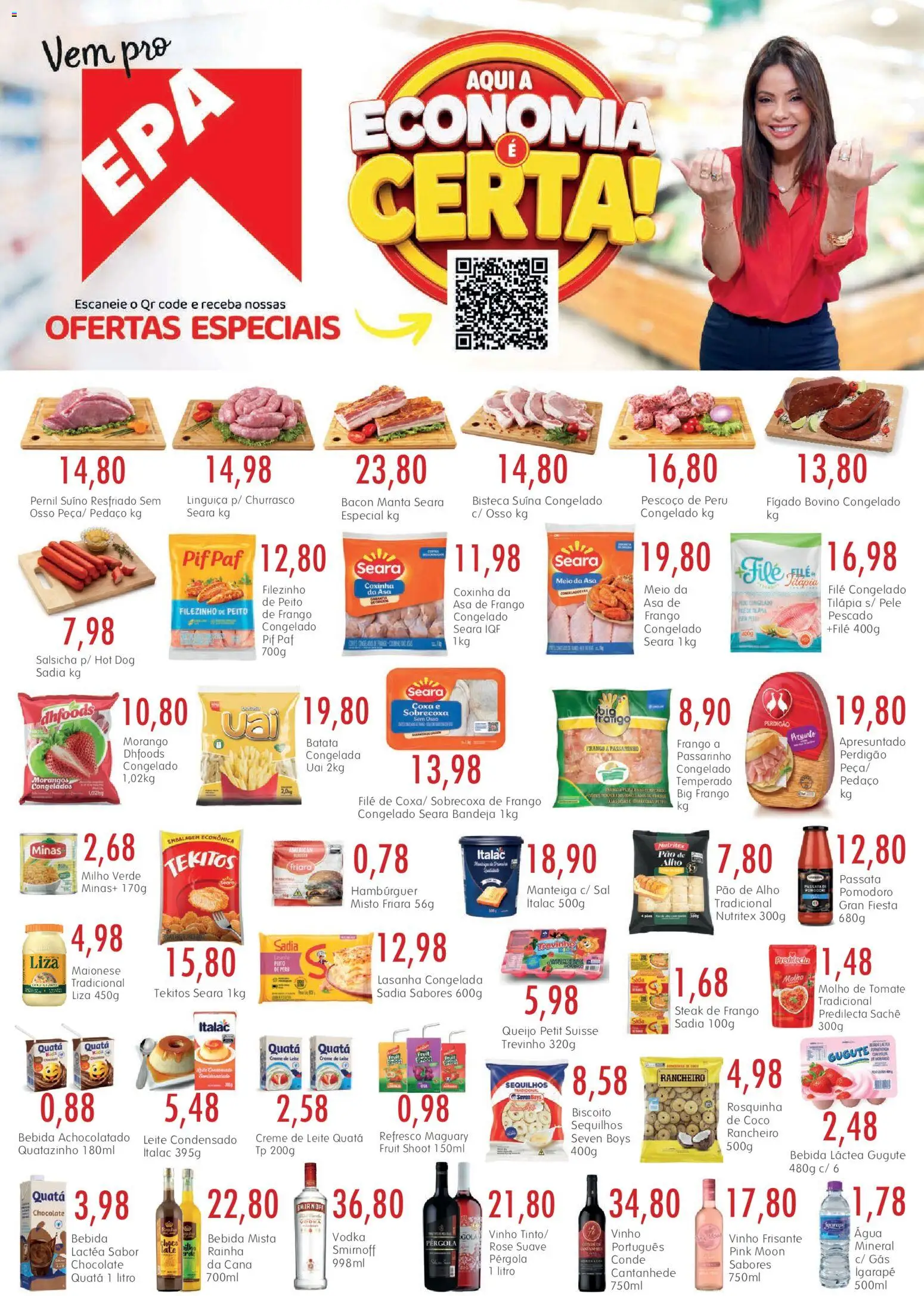 EPA Folheto - válido de 08/09/2026 | Página: 1 | Produtos: Pernil, Vodka, Fígado, Rosquinha