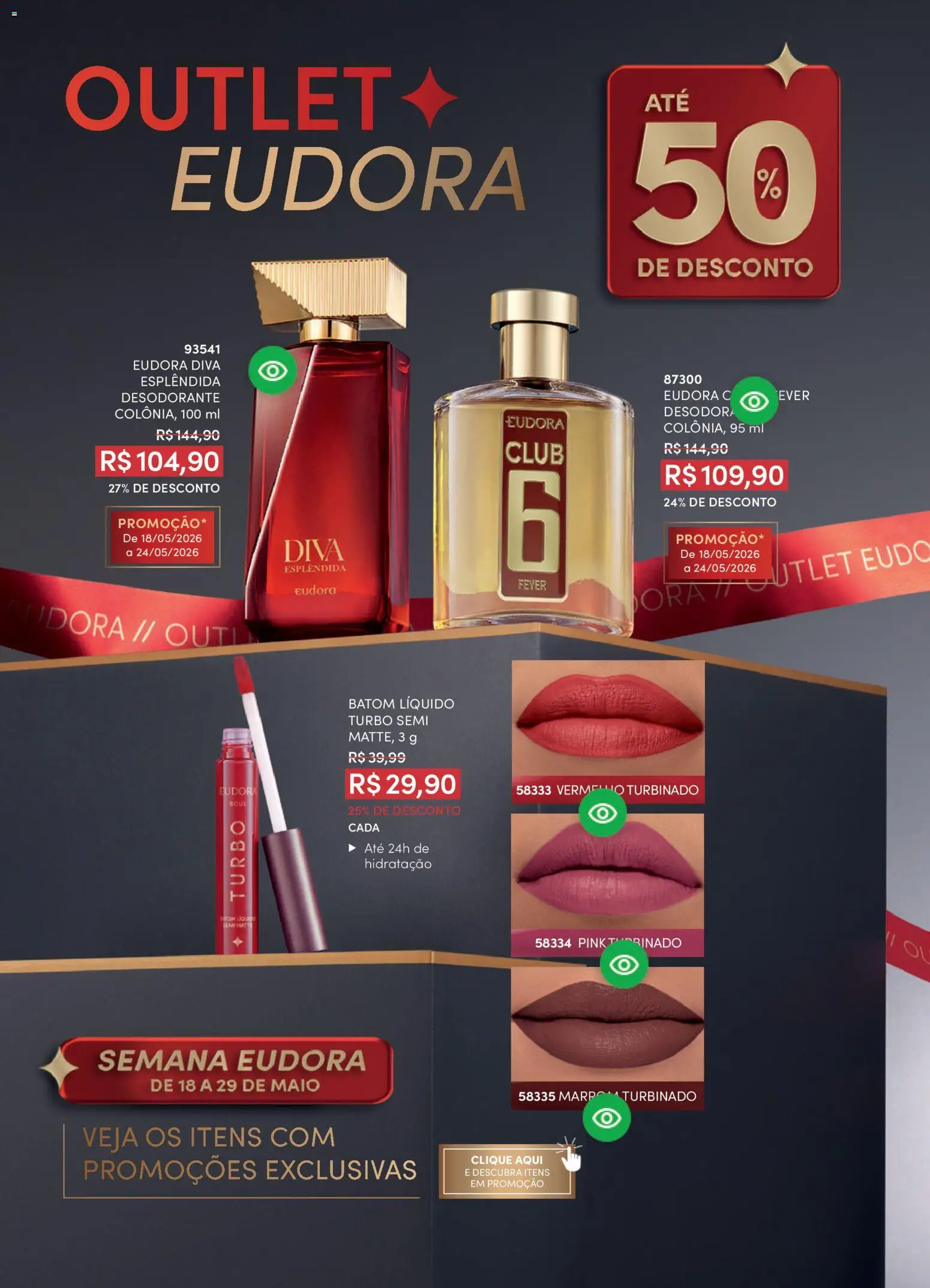 Eudora - Revista 8/2026 de 13/05/2026 ? Não perca as melhores promoções! | Brasil