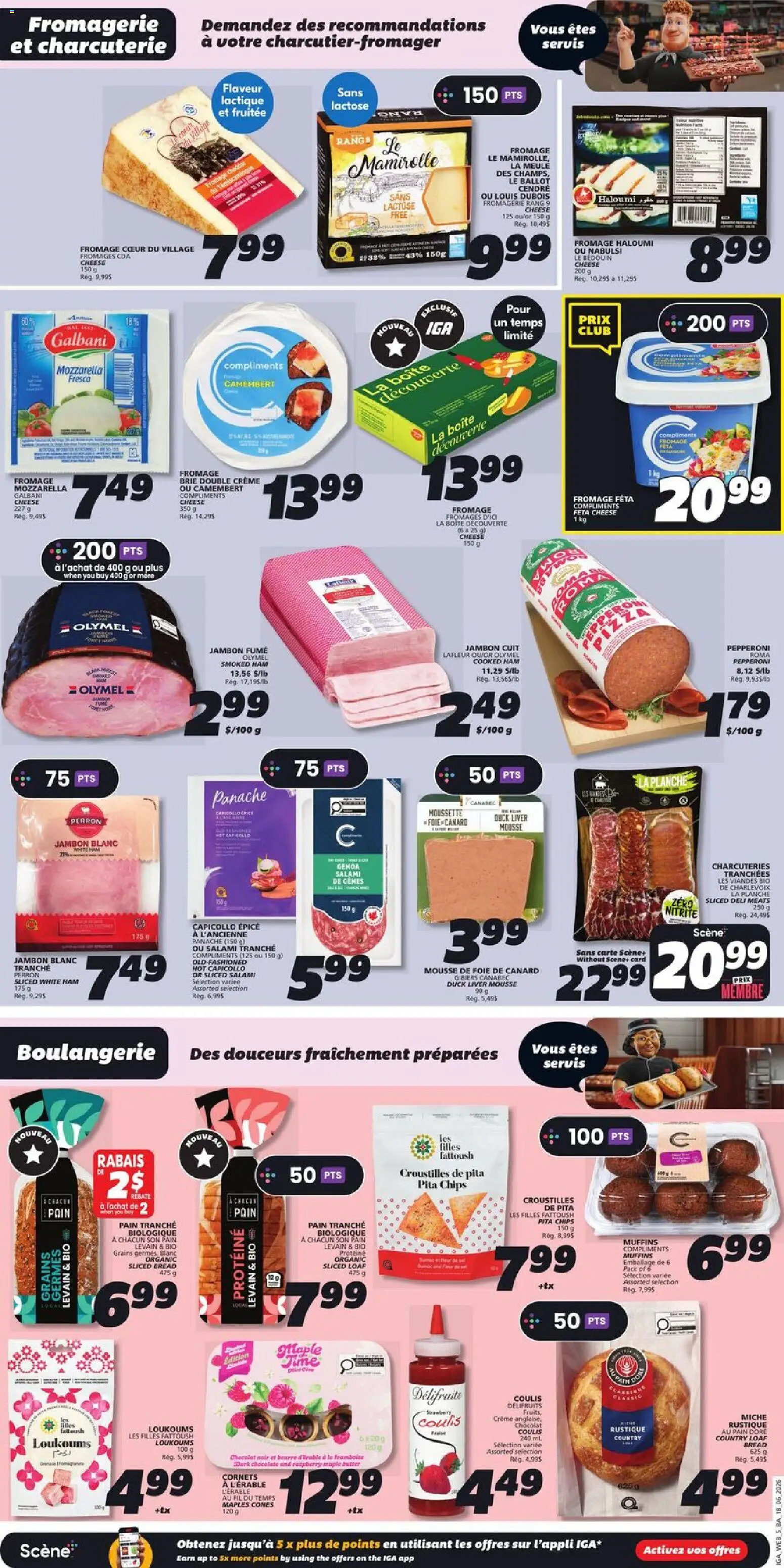 IGA flyer valid from 18.06.2026 | Page: 11 | Products: Chips, Chocolate, Ham, Pizza