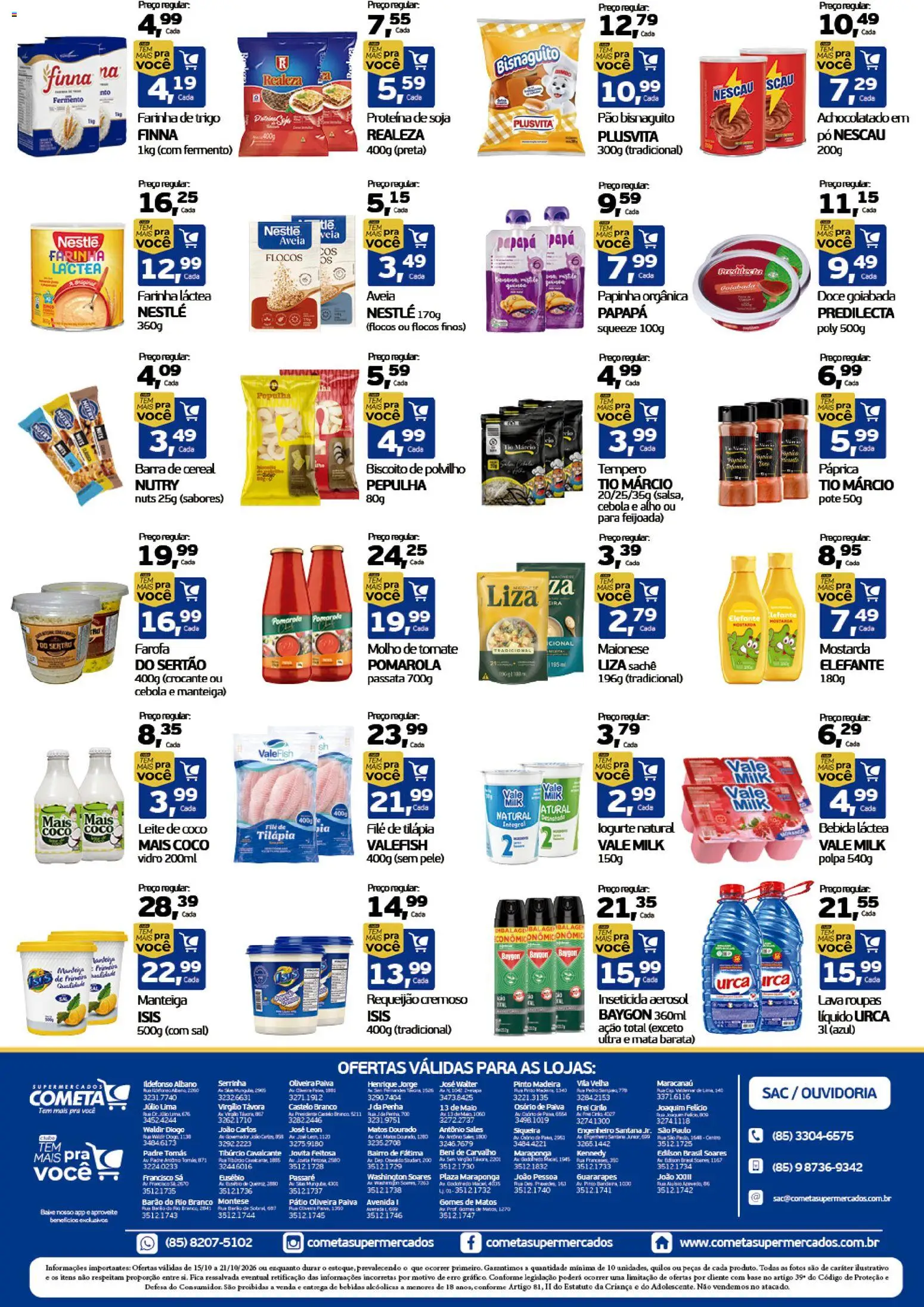 Cometa Supermercados Folheto - válido de 15/10/2026 | Página: 2